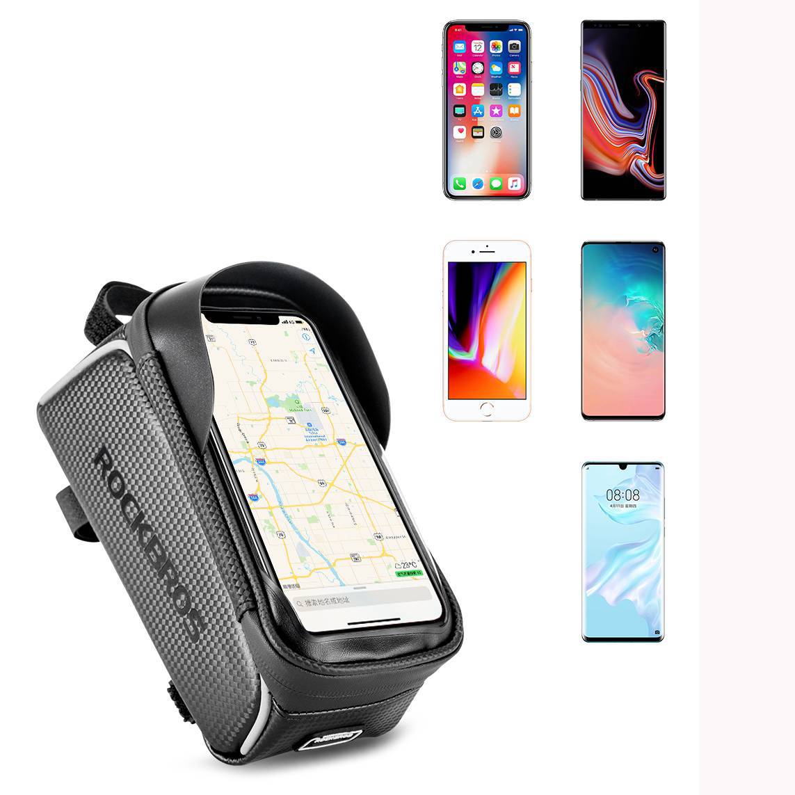 ROCKBROS Fahrrad Oberrohrtasche 6,5 Zoll Touchscreen Wasserdicht - Image 4