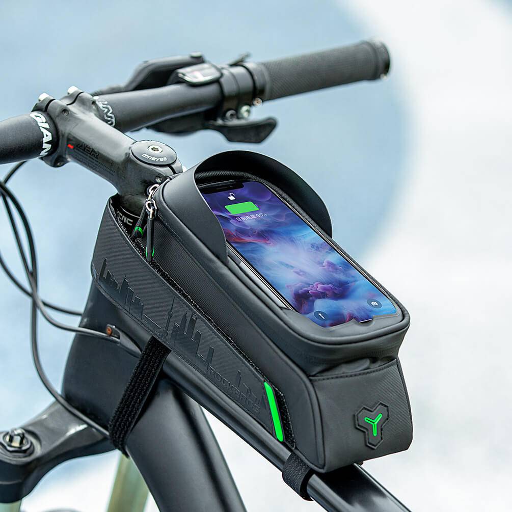 ROCKBROS Fahrrad Oberrohrtasche Wasserdicht Handytasche mit Touchscreen - Image 6