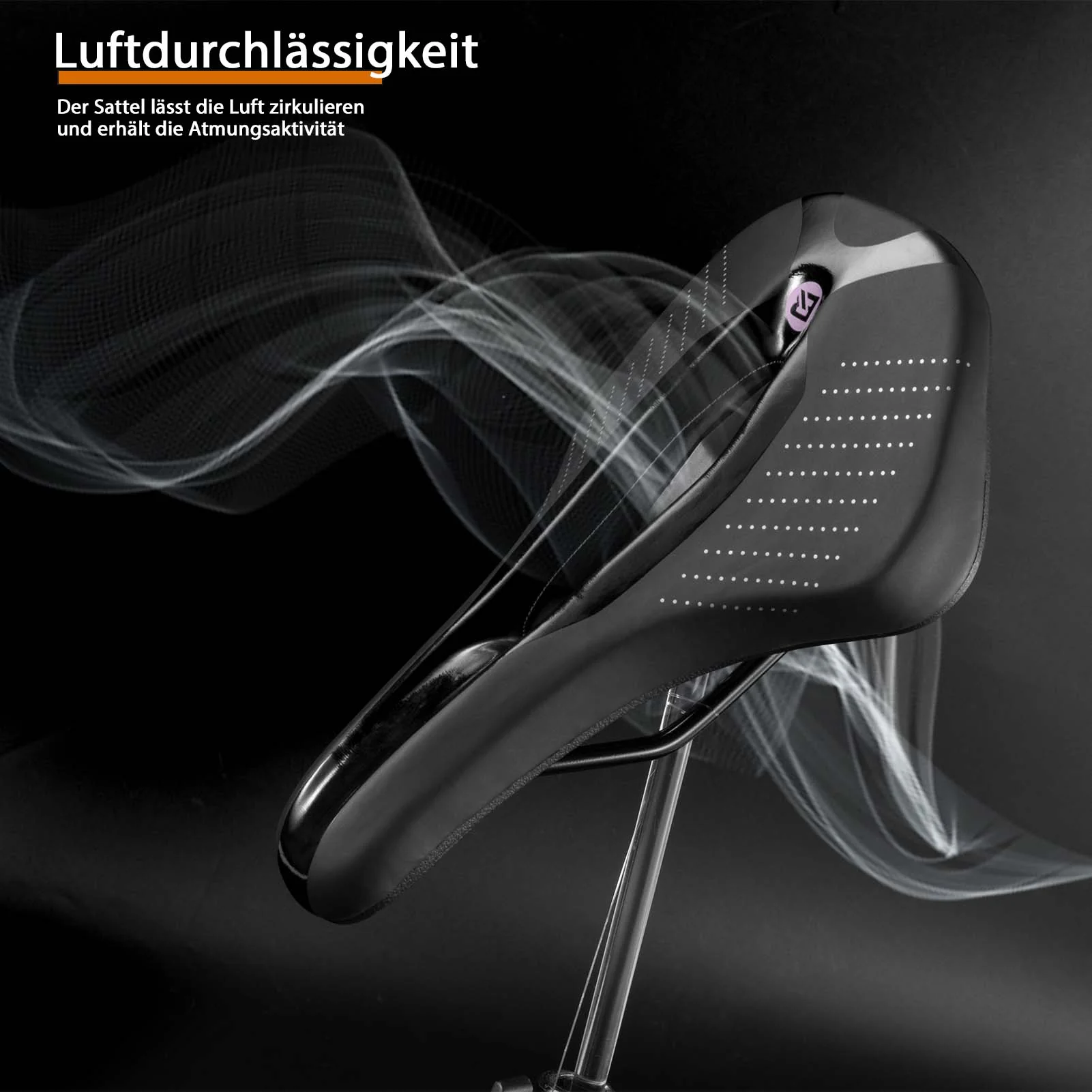 ROCKBROS Fahrrad Sattel Ergonomischer Stoßdämpfender Fahrradsattel Unisex - Image 3