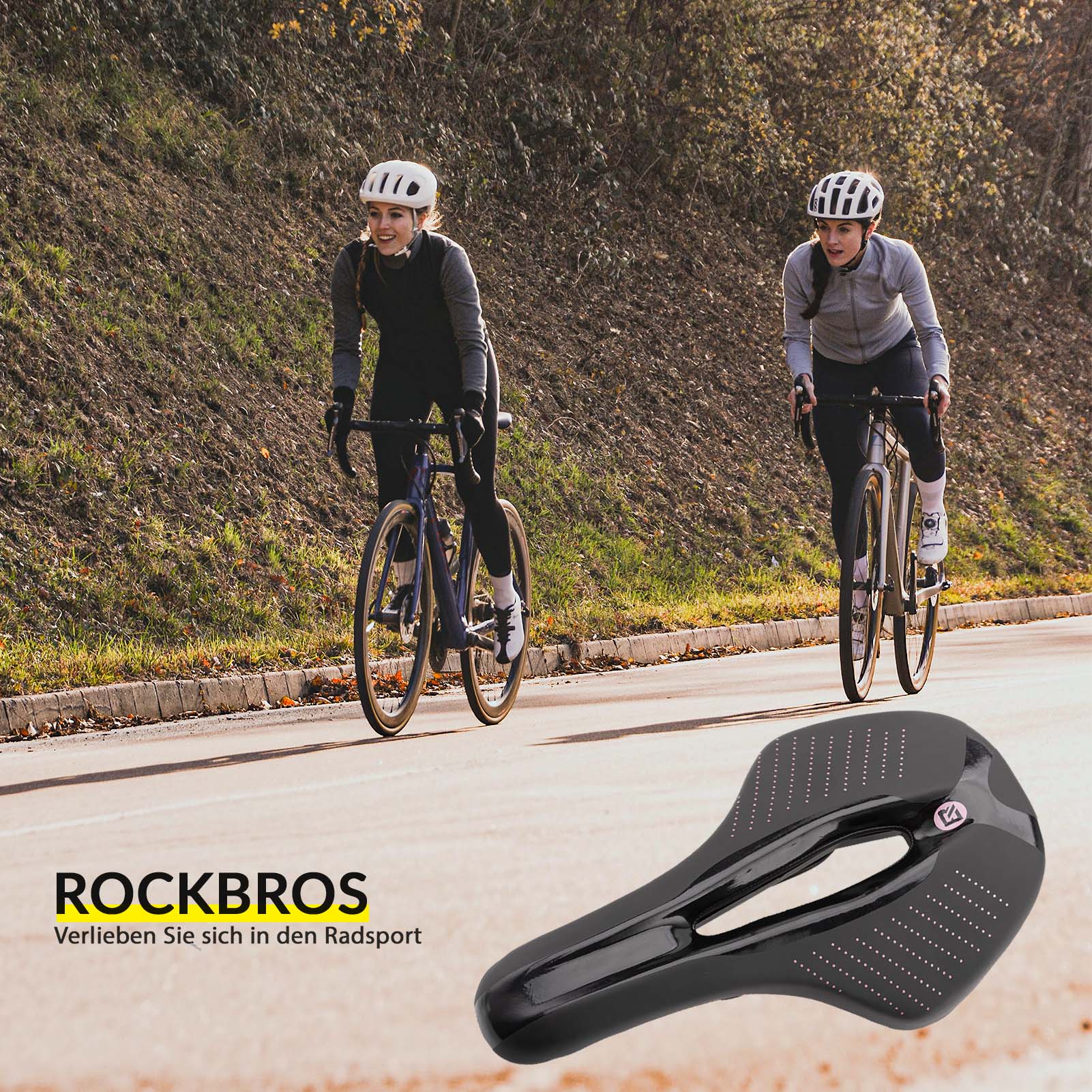 ROCKBROS Fahrrad Sattel Ergonomischer Stoßdämpfender Fahrradsattel Unisex - Image 7