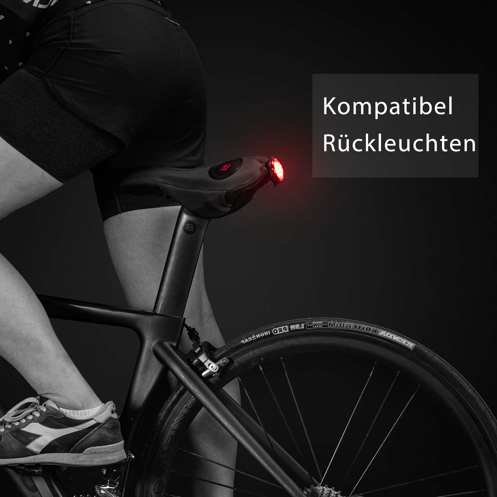 ROCKBROS Fahrrad Sattelbezug Gel Sattel Überzug Schwarz - Image 5