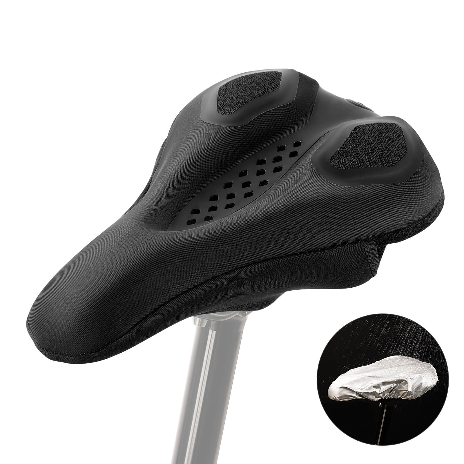 ROCKBROS Fahrrad Sattelbezug Wasserdicht Fahrradsattel Überzug Atmungsaktiv - Image 3
