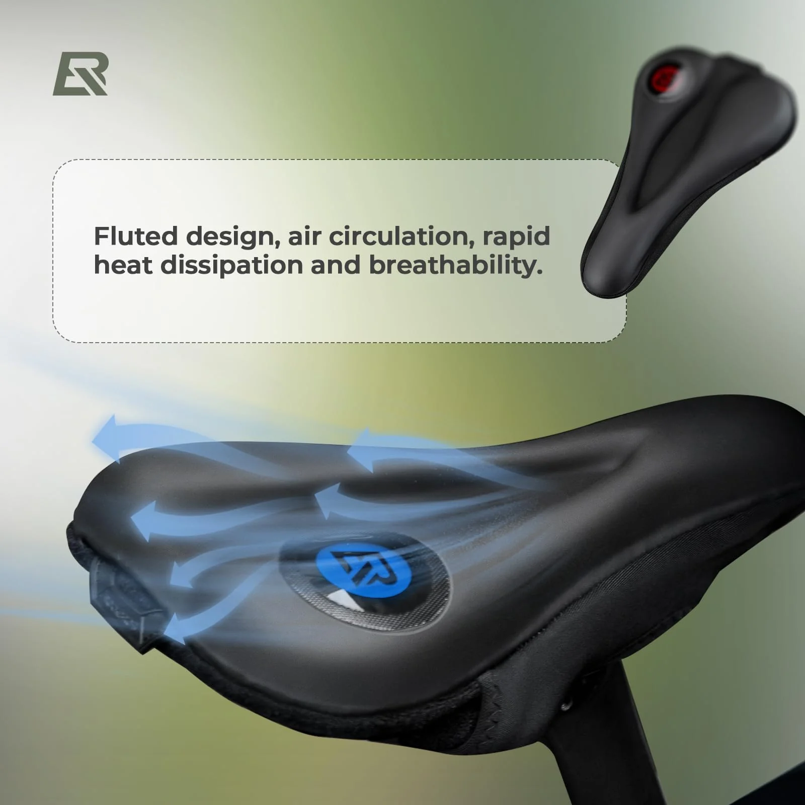 ROCKBROS Fahrrad Sattelbezug wasserdichtem Fahrradsattel Gelüberzug - Image 5