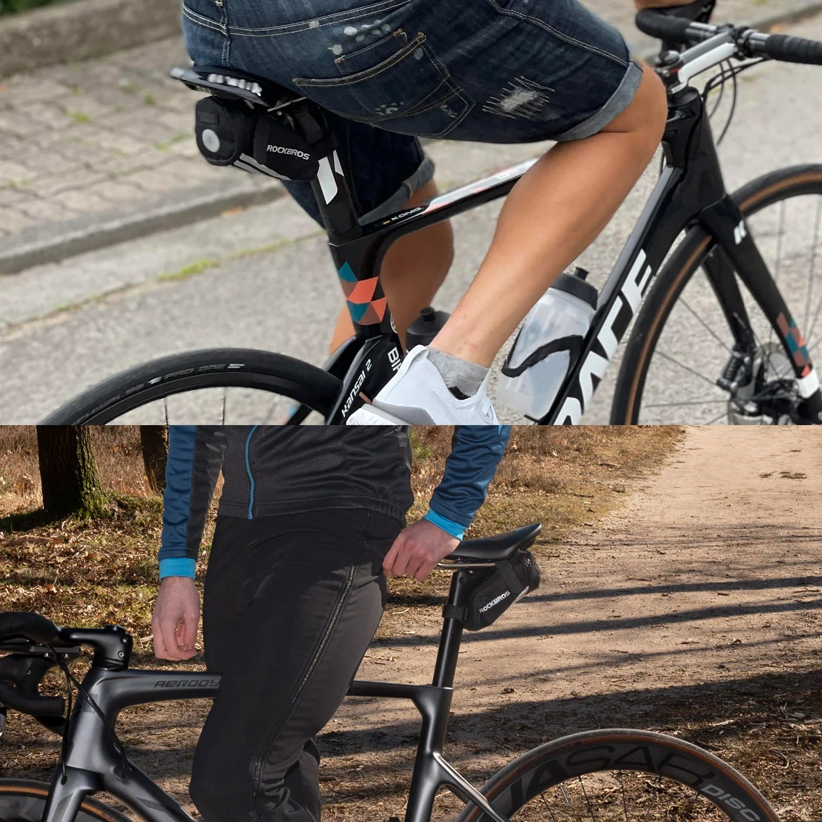 ROCKBROS Fahrrad Satteltasche für MTB/Rennrad/Faltrad Mini Portable - Image 17