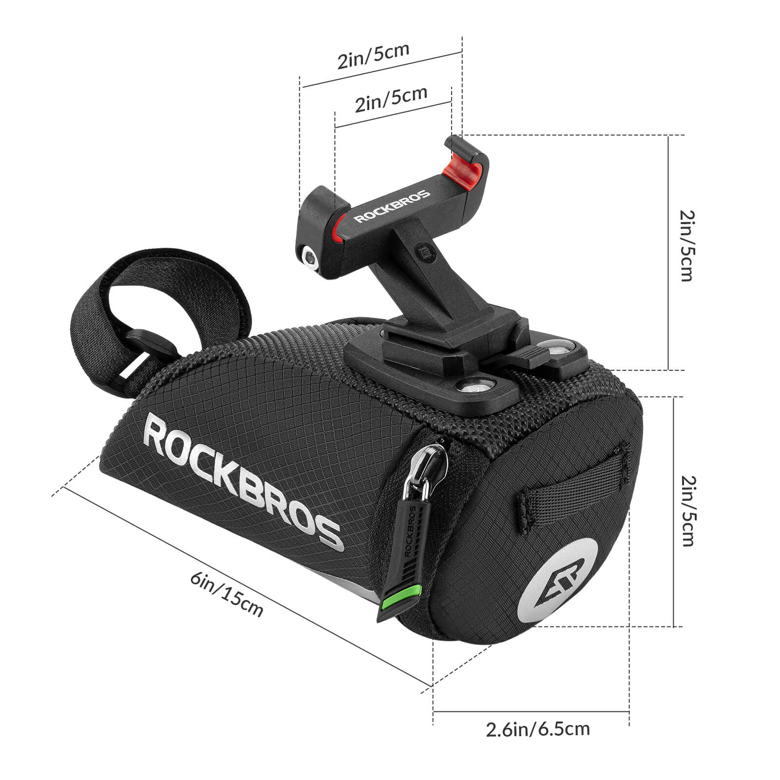 ROCKBROS Fahrrad Satteltasche für MTB/Rennrad/Faltrad Mini Portable - Image 8