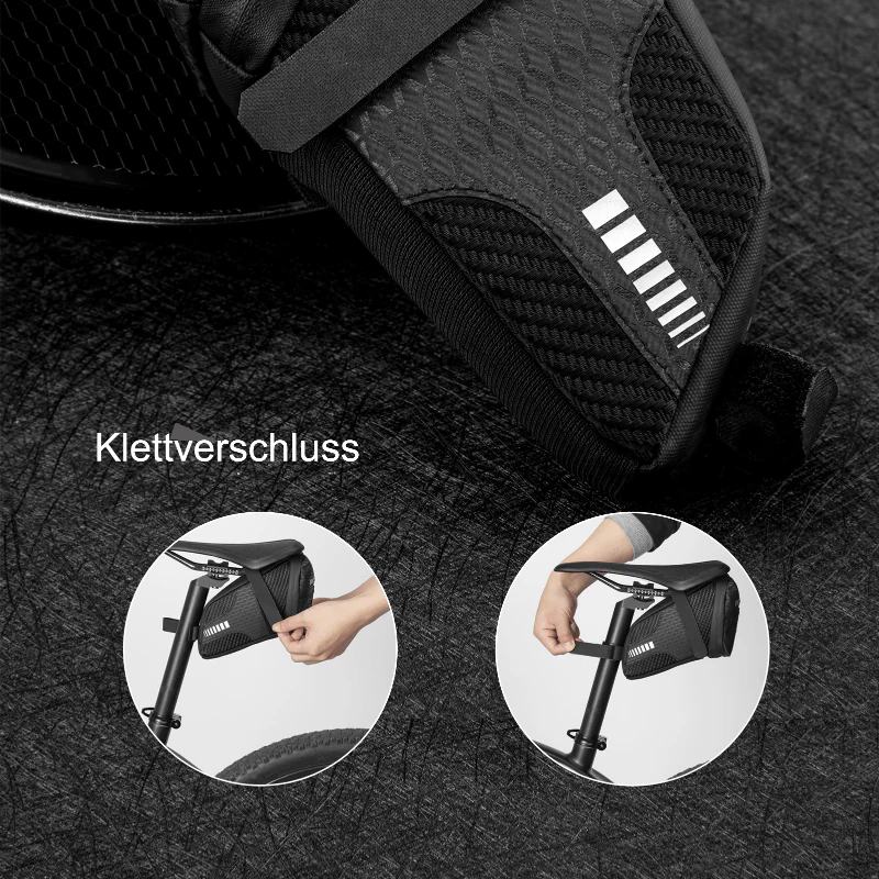 ROCKBROS Fahrrad Satteltasche mit 2 Zusätzliche Taschen 1,5L - Image 4