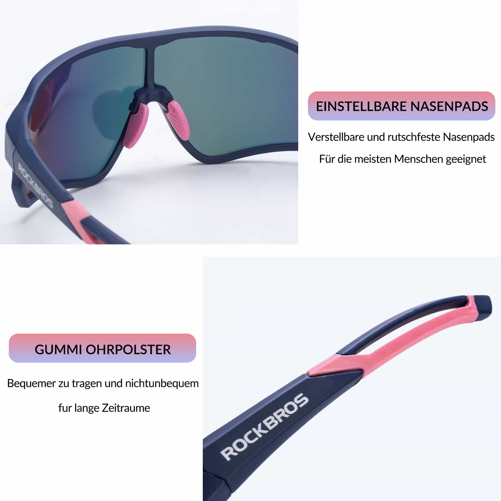 Polarisierte Sportbrille für Radfahrer (UV-Schutz) - Image 12