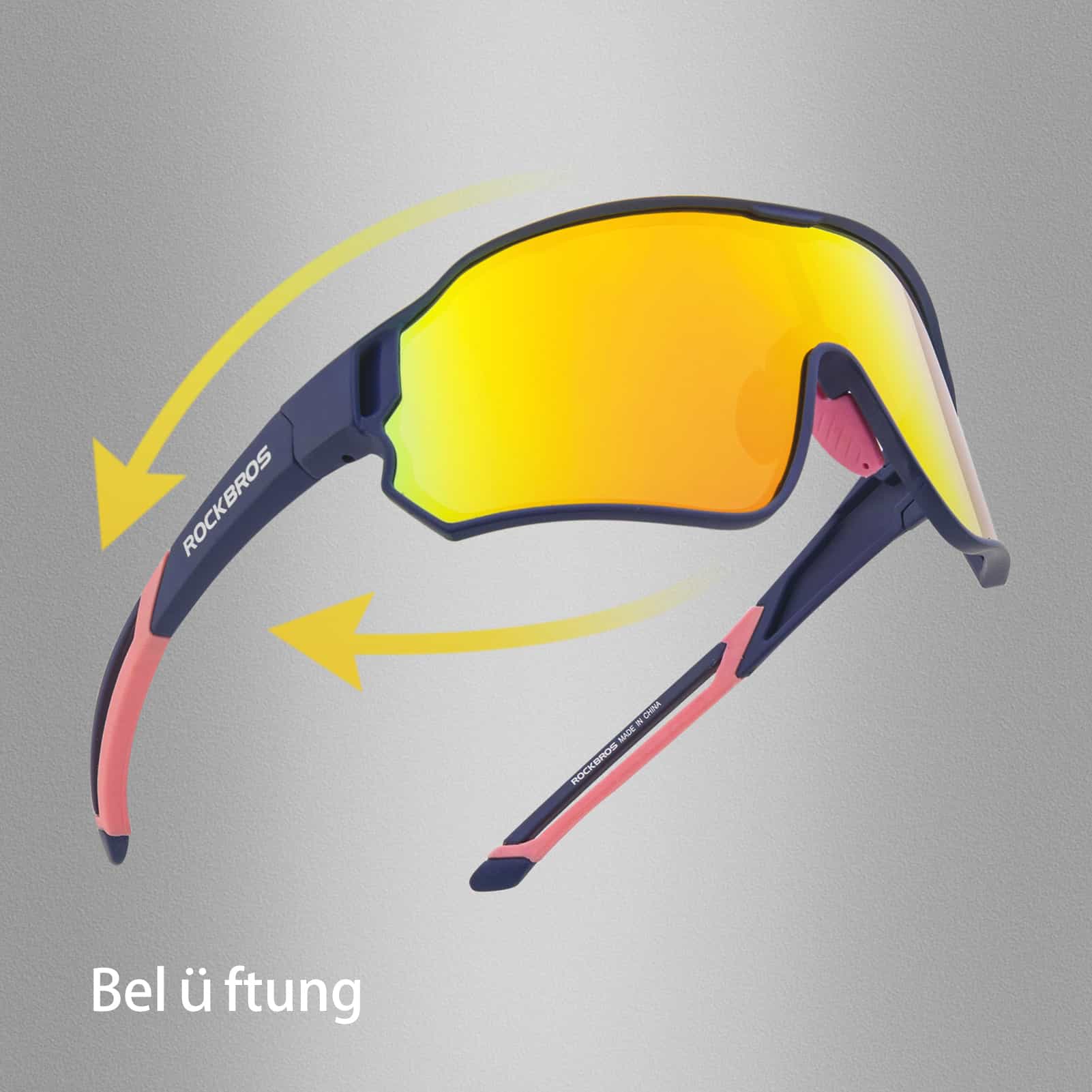 Polarisierte Sportbrille für Radfahrer (UV-Schutz) - Image 13