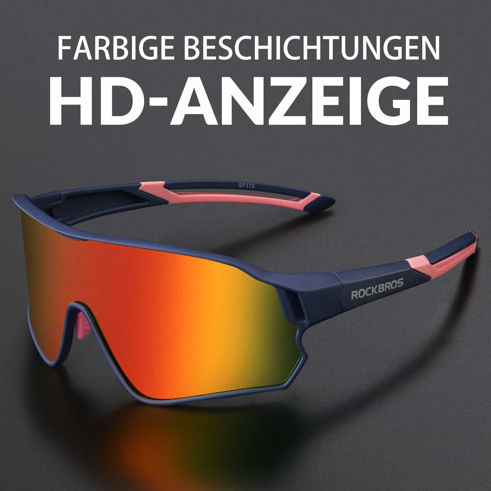 Polarisierte Sportbrille für Radfahrer (UV-Schutz) - Image 15