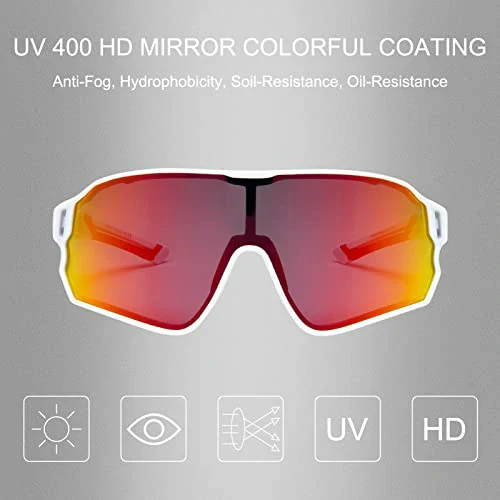 Polarisierte Sportbrille für Radfahrer (UV-Schutz) - Image 24