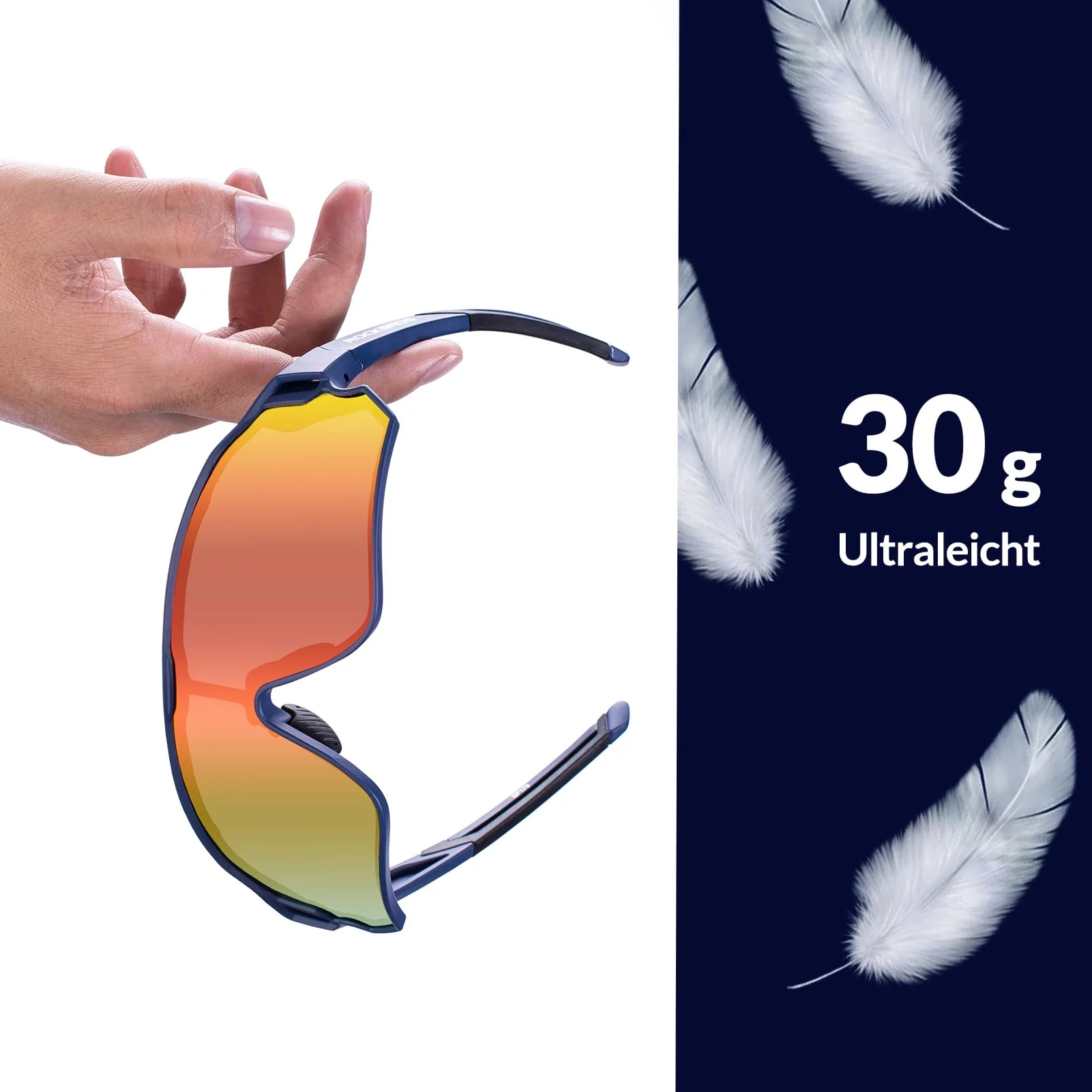Polarisierte Sportbrille für Radfahrer (UV-Schutz) - Image 5