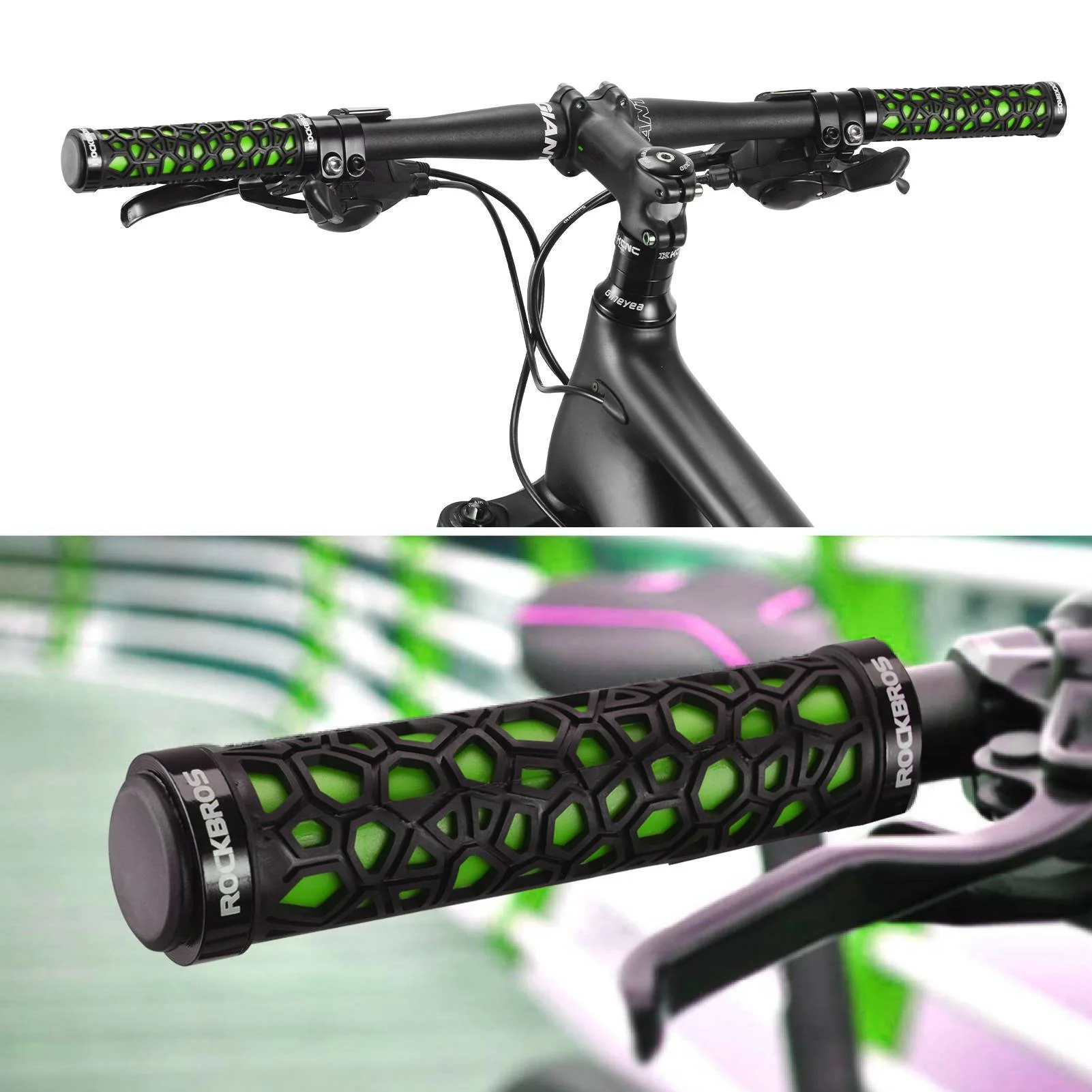 ROCKBROS Fahrradgriffe Lenkergriffe für Mountainbike/ Scooter/ E-Bike/ Cityrad/ Rennrad - Image 13