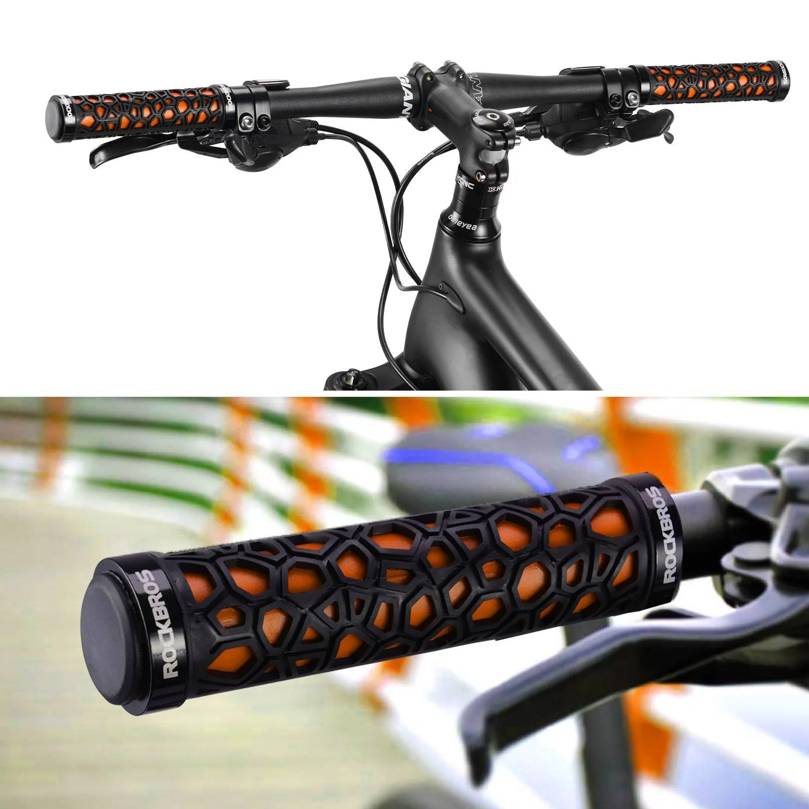 ROCKBROS Fahrradgriffe Lenkergriffe für Mountainbike/ Scooter/ E-Bike/ Cityrad/ Rennrad - Image 17