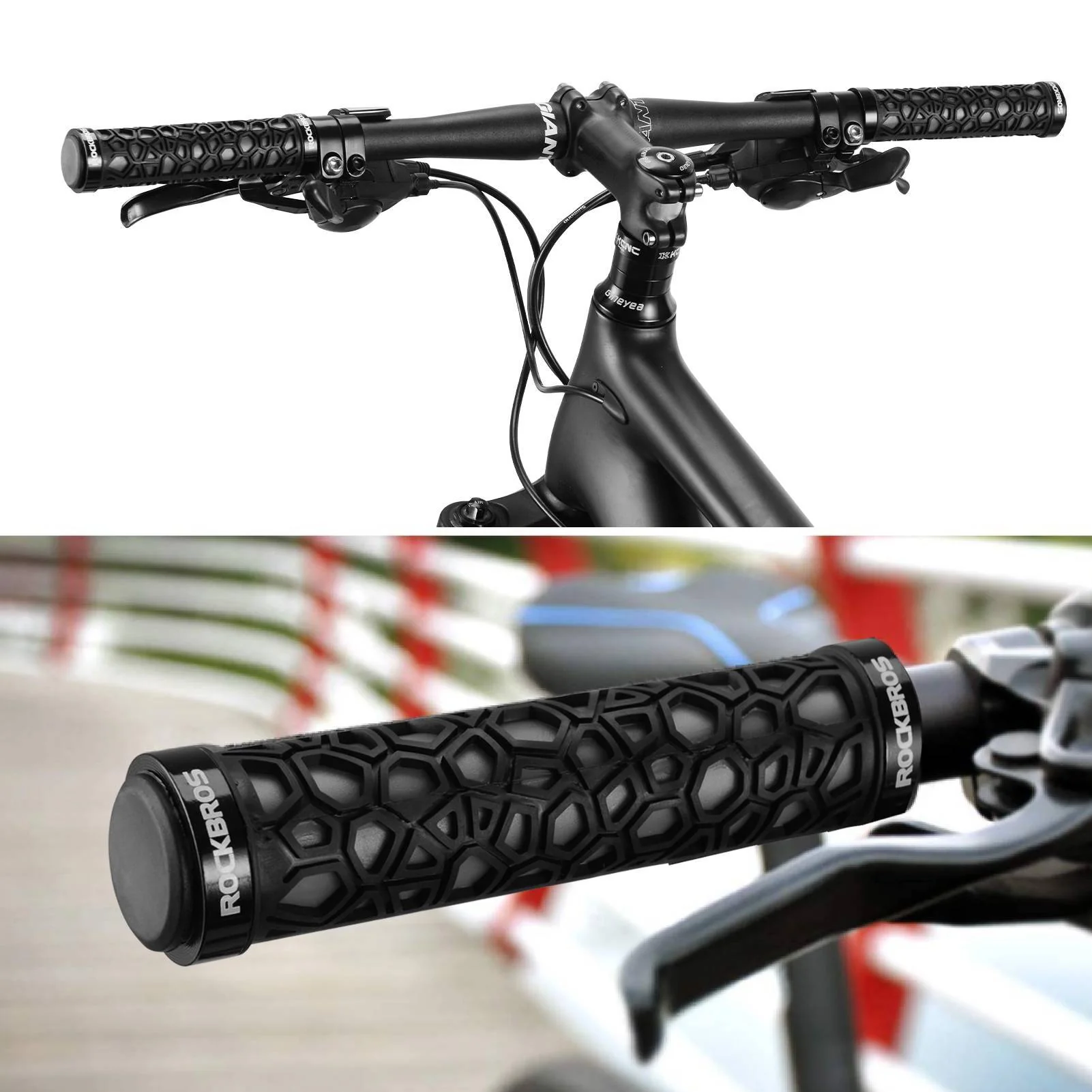 ROCKBROS Fahrradgriffe Lenkergriffe für Mountainbike/ Scooter/ E-Bike/ Cityrad/ Rennrad - Image 26