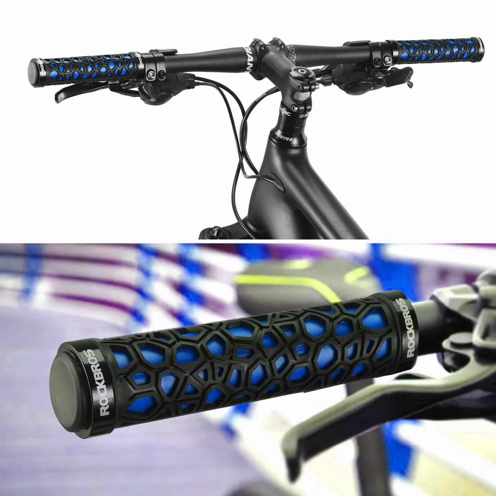 ROCKBROS Fahrradgriffe Lenkergriffe für Mountainbike/ Scooter/ E-Bike/ Cityrad/ Rennrad - Image 9