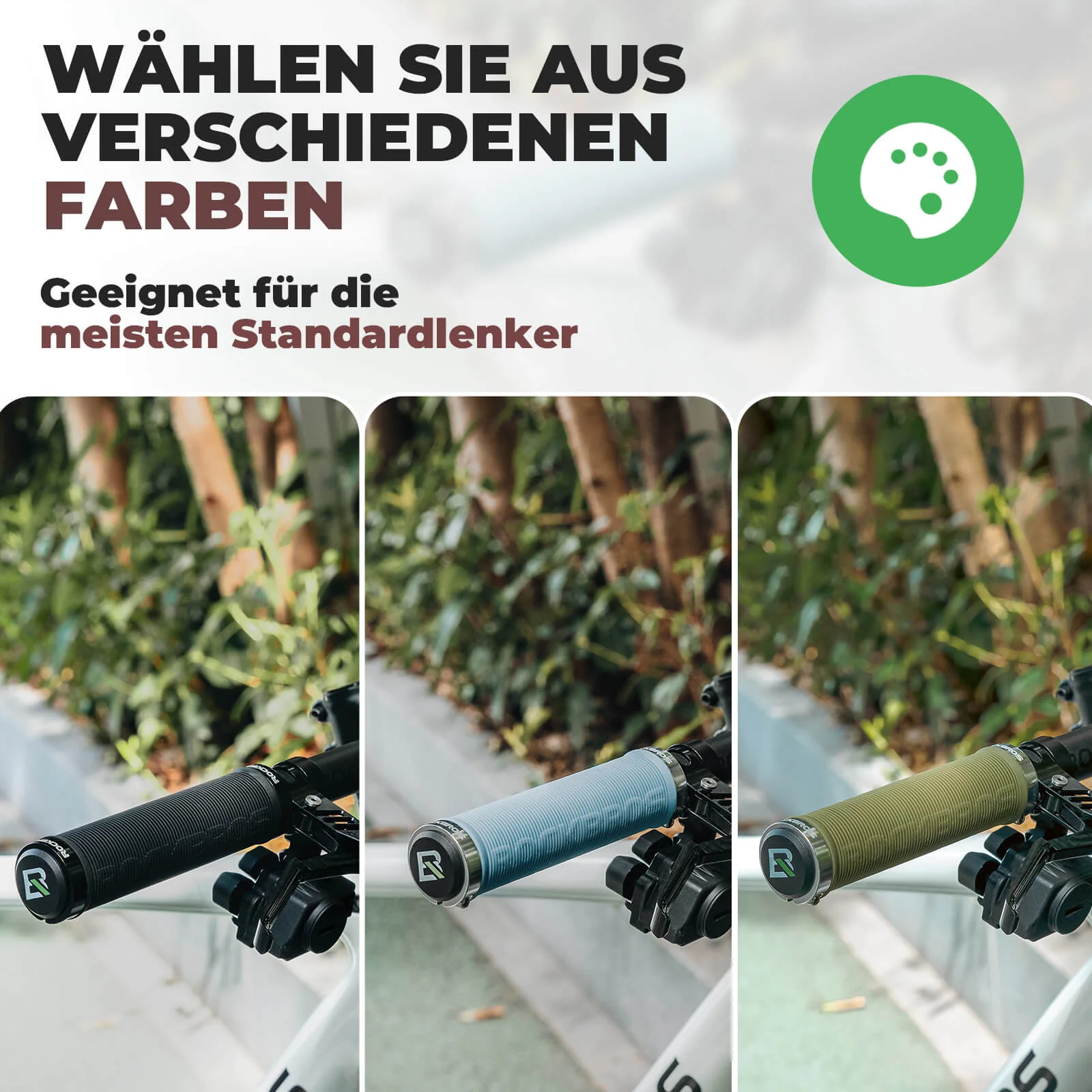 ROCKBROS Fahrradgriffe rutschfest Doppelverschluss 22,2mm - Image 11