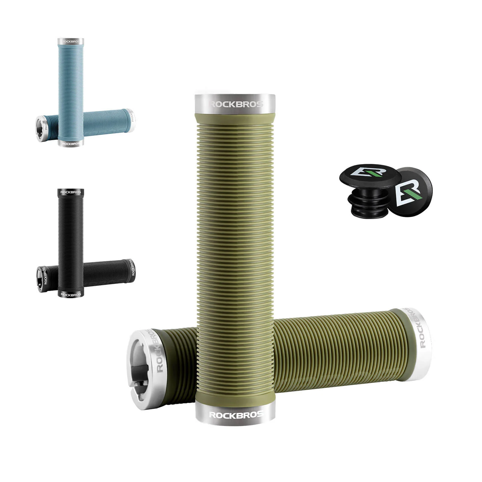 ROCKBROS Fahrradgriffe rutschfest Doppelverschluss 22,2mm - Image 6