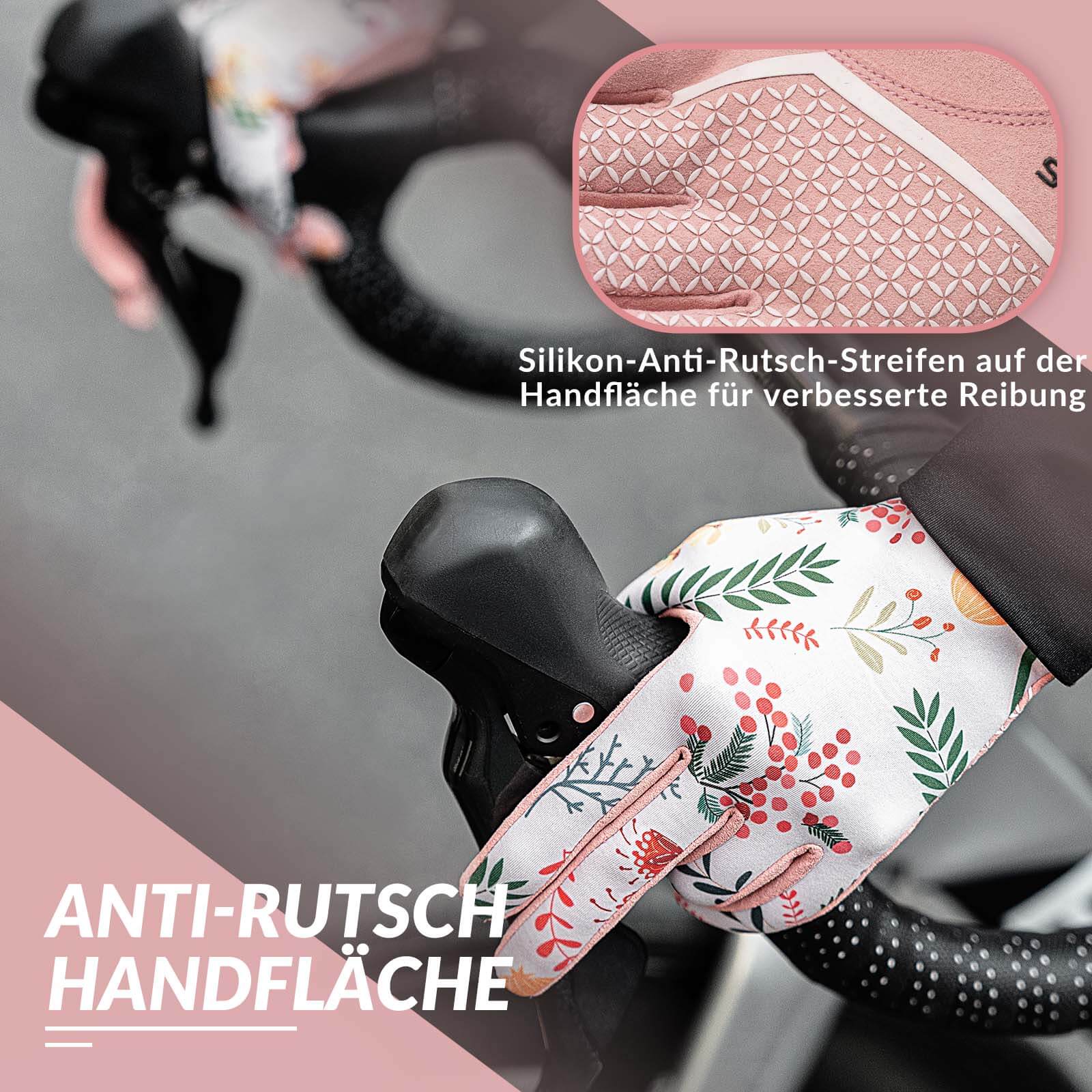 ROCKBROS Fahrradhandschuhe Damen Winddicht Handschuhe Touchscreen Atmungsaktiv - Image 2