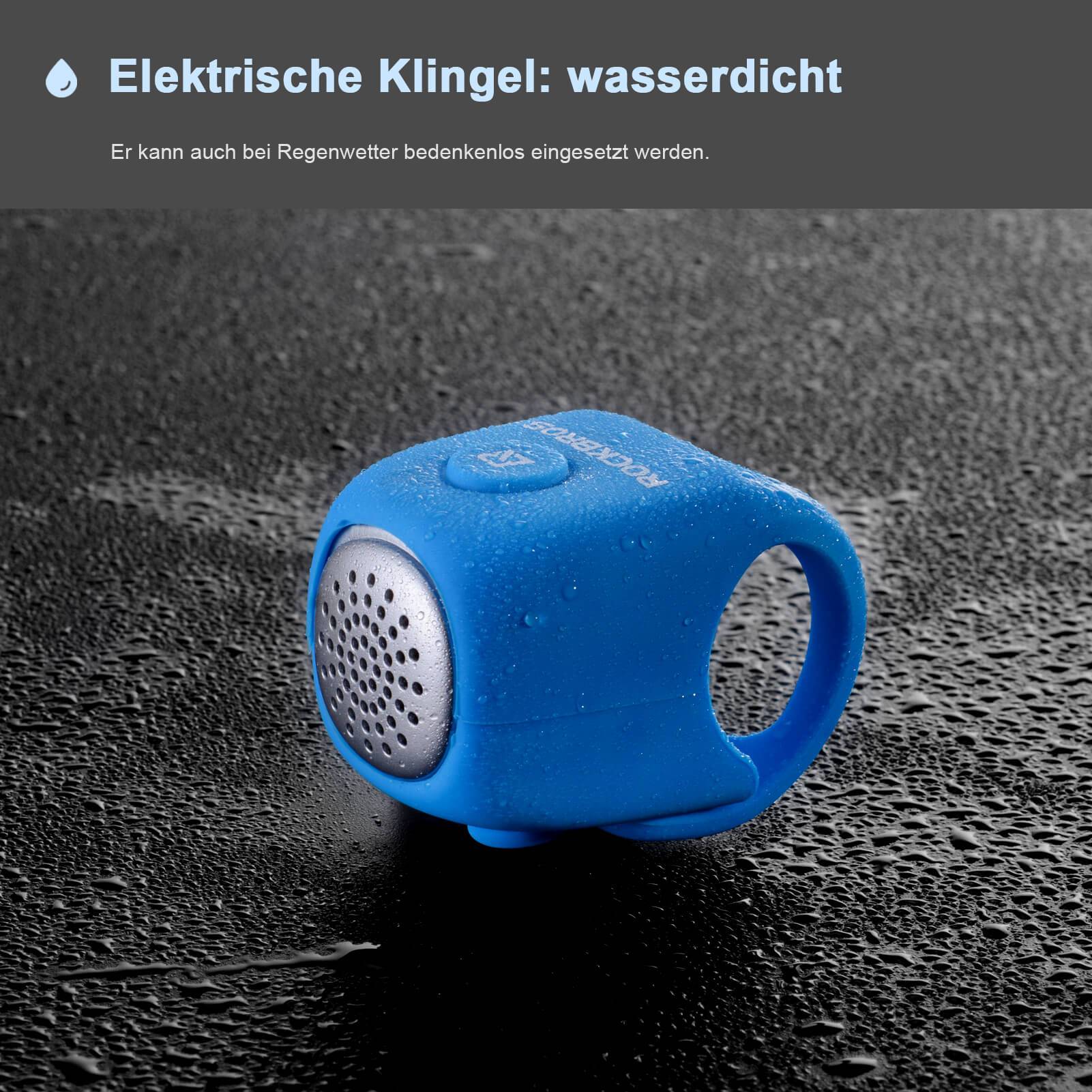 ROCKBROS Fahrradklingel Elektronisch Glocke IPX4 Wasserdicht - Image 10