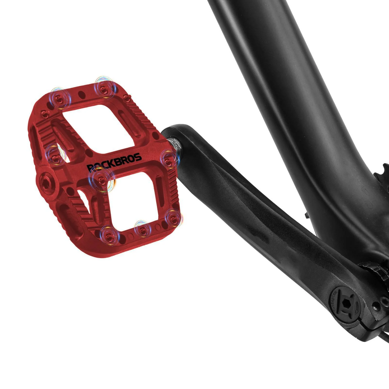 ROCKBROS Fahrradpedale Nylon Flat Pedale 9/16 Zoll mit 3 Bearing - Image 31
