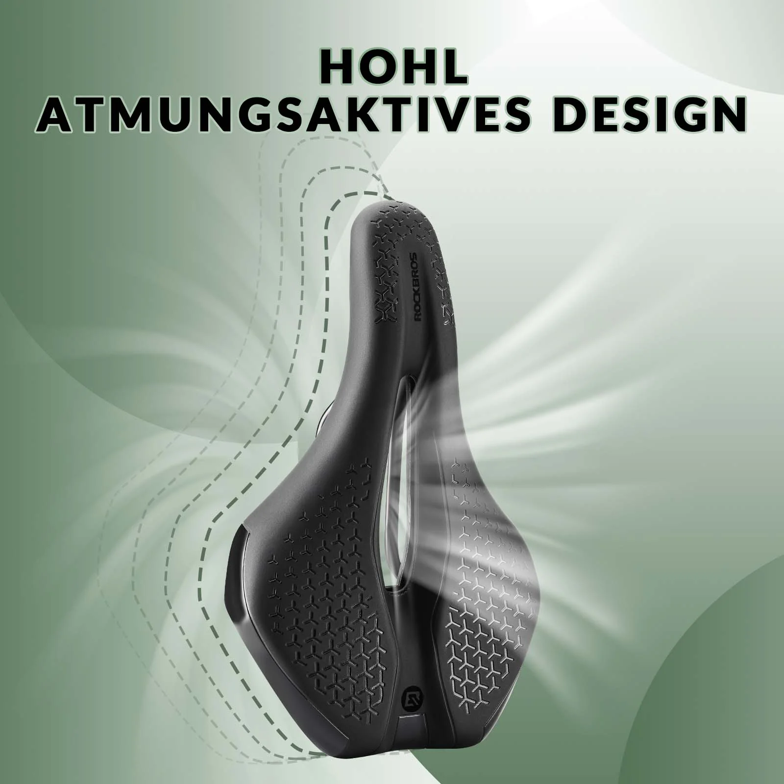 ROCKBROS Fahrradsattel Bequem Hohl Ergonomisch Fahrradsitz Anti-Rutsch - Image 5