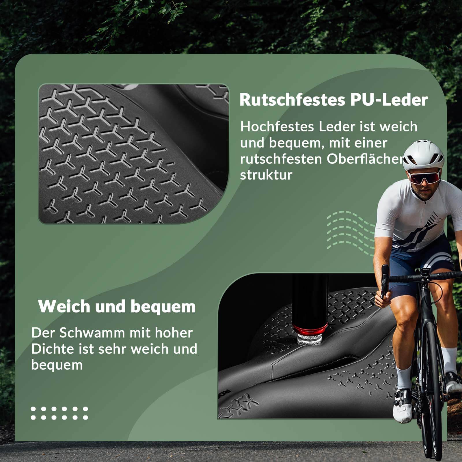 ROCKBROS Fahrradsattel Bequem Hohl Ergonomisch Fahrradsitz Anti-Rutsch - Image 6