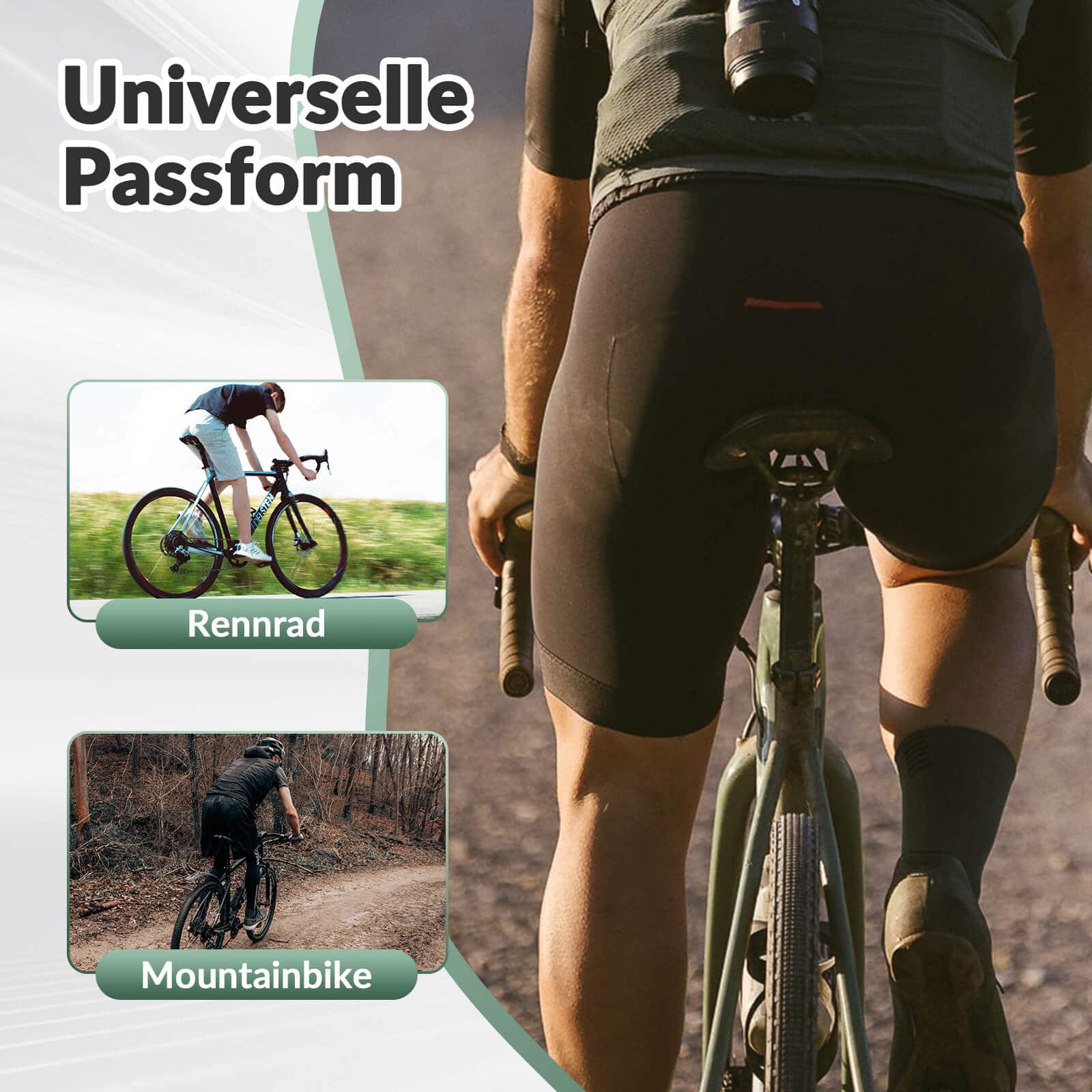 ROCKBROS Fahrradsattel Ergonomisch Fahrradsitz Atmungsaktiver 14,5 * 25cm - Image 6