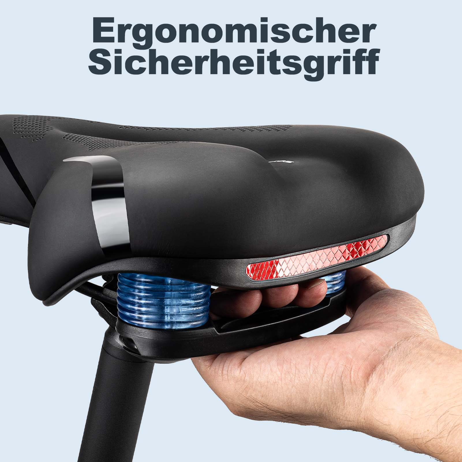 ROCKBROS Fahrradsattel Memory Foam Atmungsaktiv Gel Sattel - Image 10