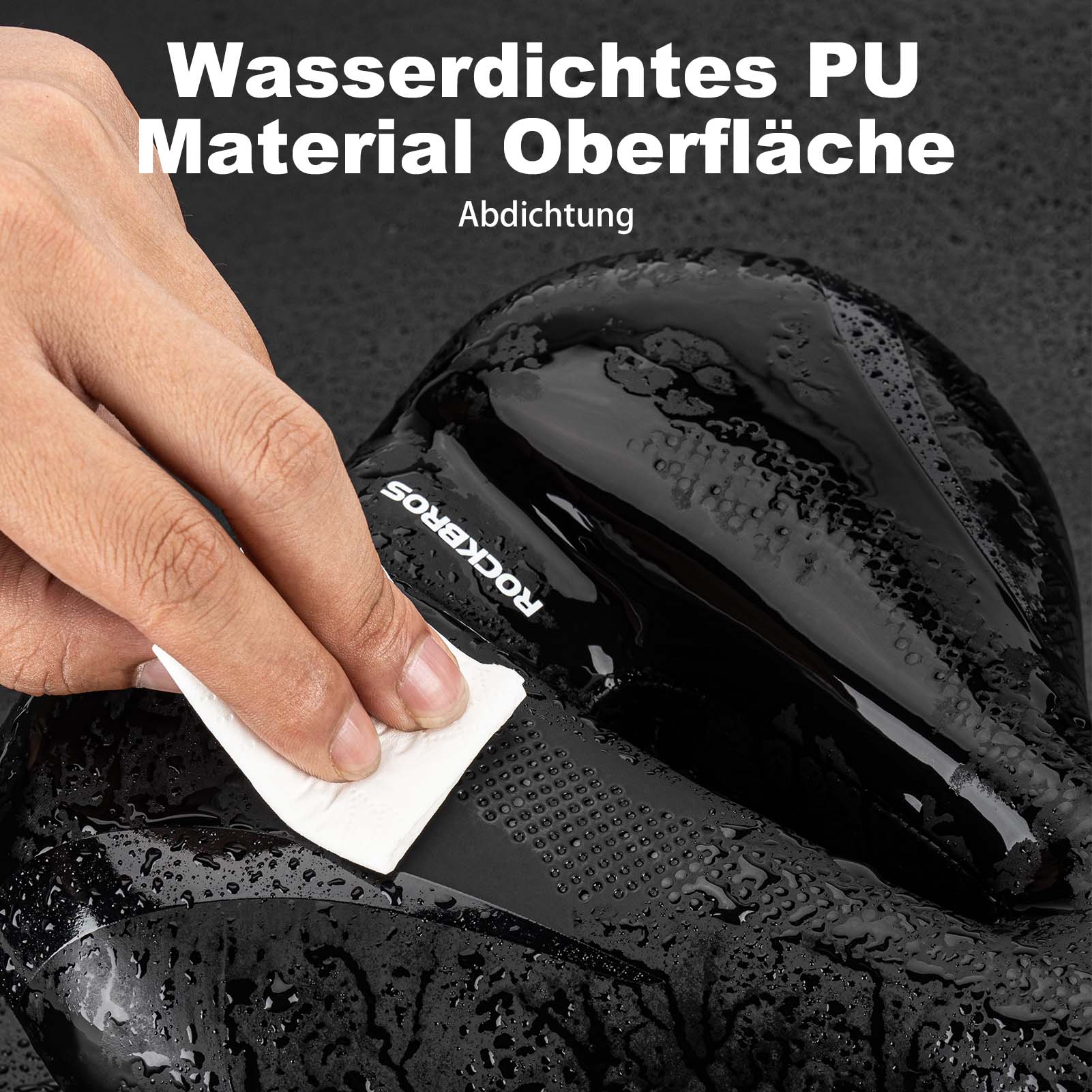 ROCKBROS Fahrradsattel Memory Foam Atmungsaktiv Gel Sattel - Image 4