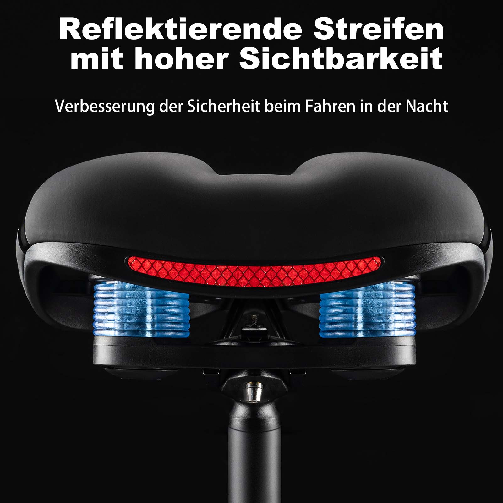 ROCKBROS Fahrradsattel Memory Foam Atmungsaktiv Gel Sattel - Image 9