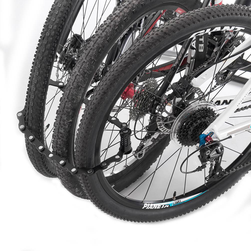 ROCKBROS Fahrradschloss Faltschloss 70 cm Lang Schwarz - Image 10