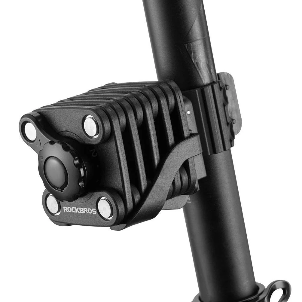 ROCKBROS Fahrradschloss Faltschloss 70 cm Lang Schwarz - Image 12