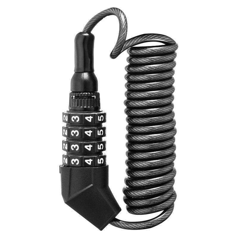 ROCKBROS Fahrradschloss Zahlenschloss Helmschloss mit 4-stellig Code max. 150 cm - Image 9
