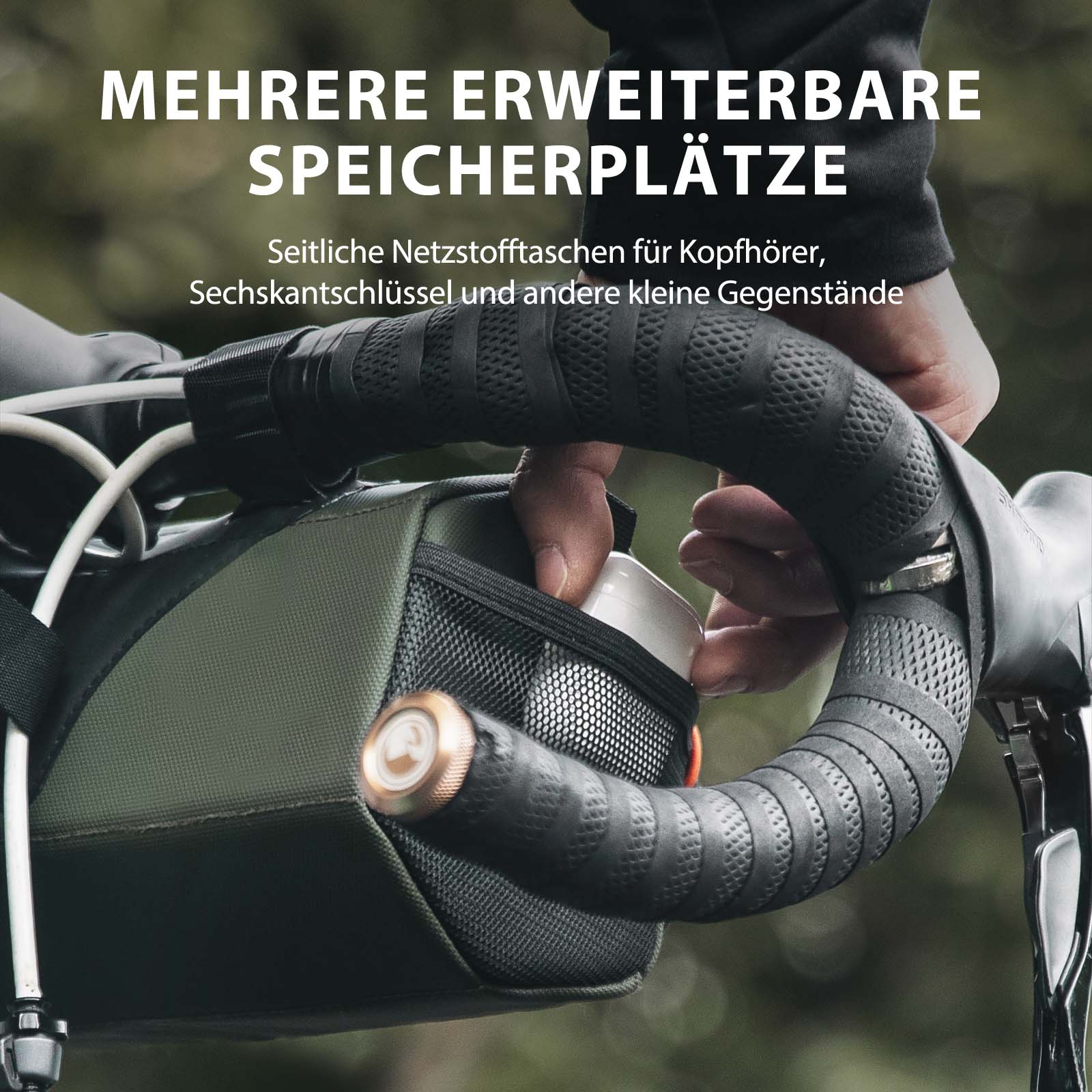 ROCKBROS Fahrradtasche Lenkertasche 2,2L mit Schultergurt in 6 Farben - Image 16