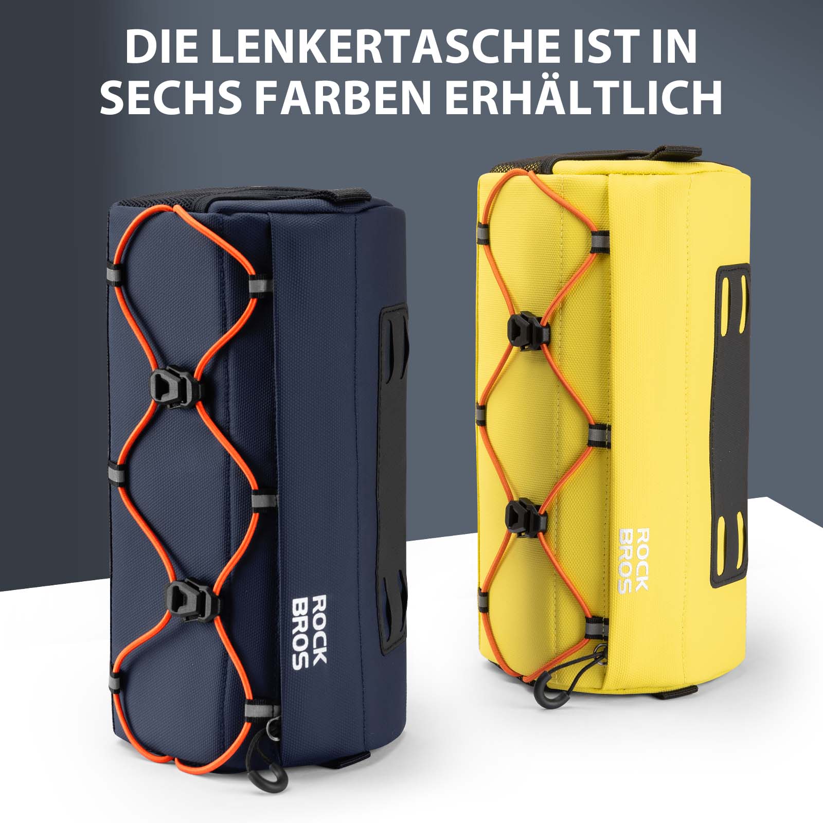 ROCKBROS Fahrradtasche Lenkertasche 2,2L mit Schultergurt in 6 Farben - Image 17