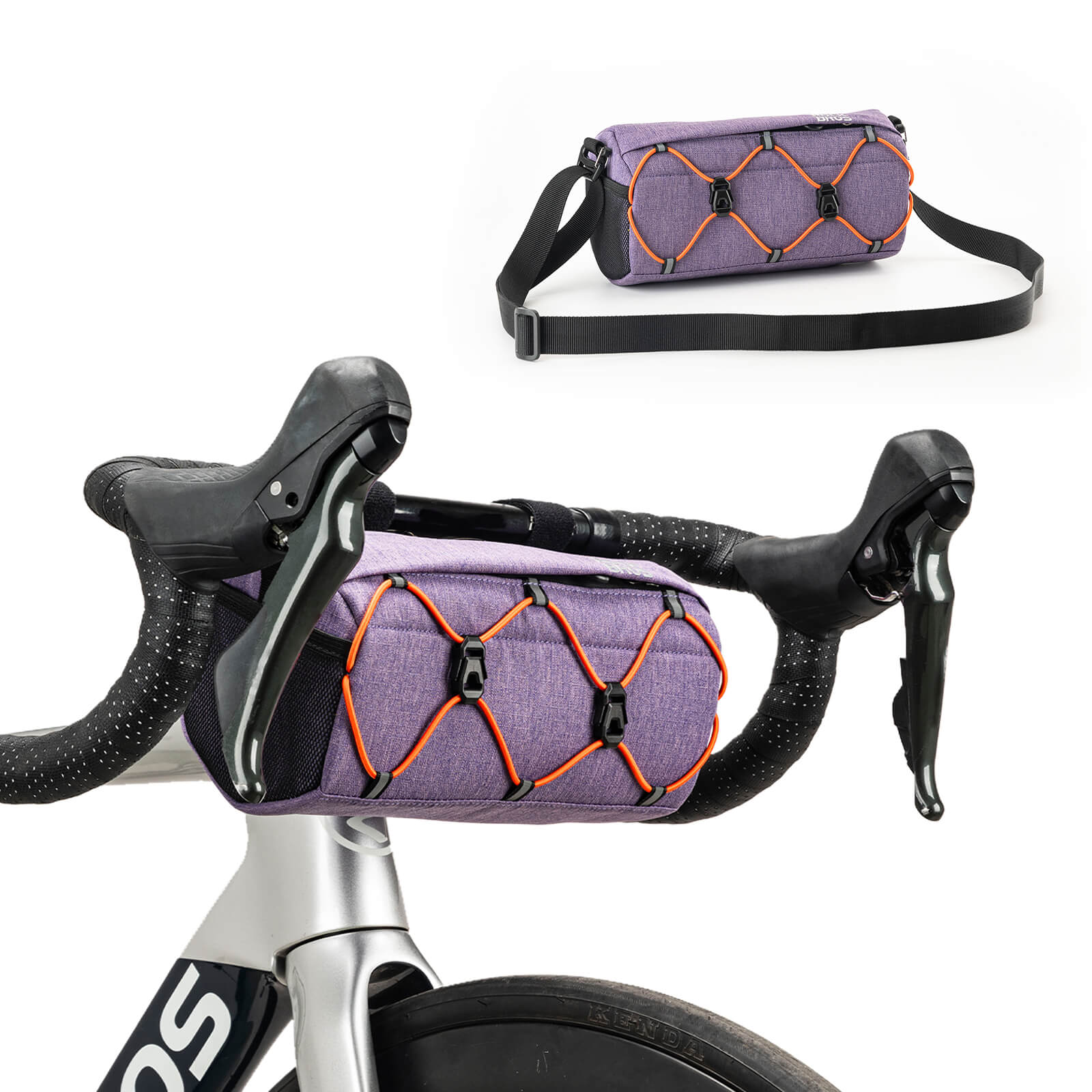 ROCKBROS Fahrradtasche Lenkertasche 2,2L mit Schultergurt in 6 Farben - Image 4