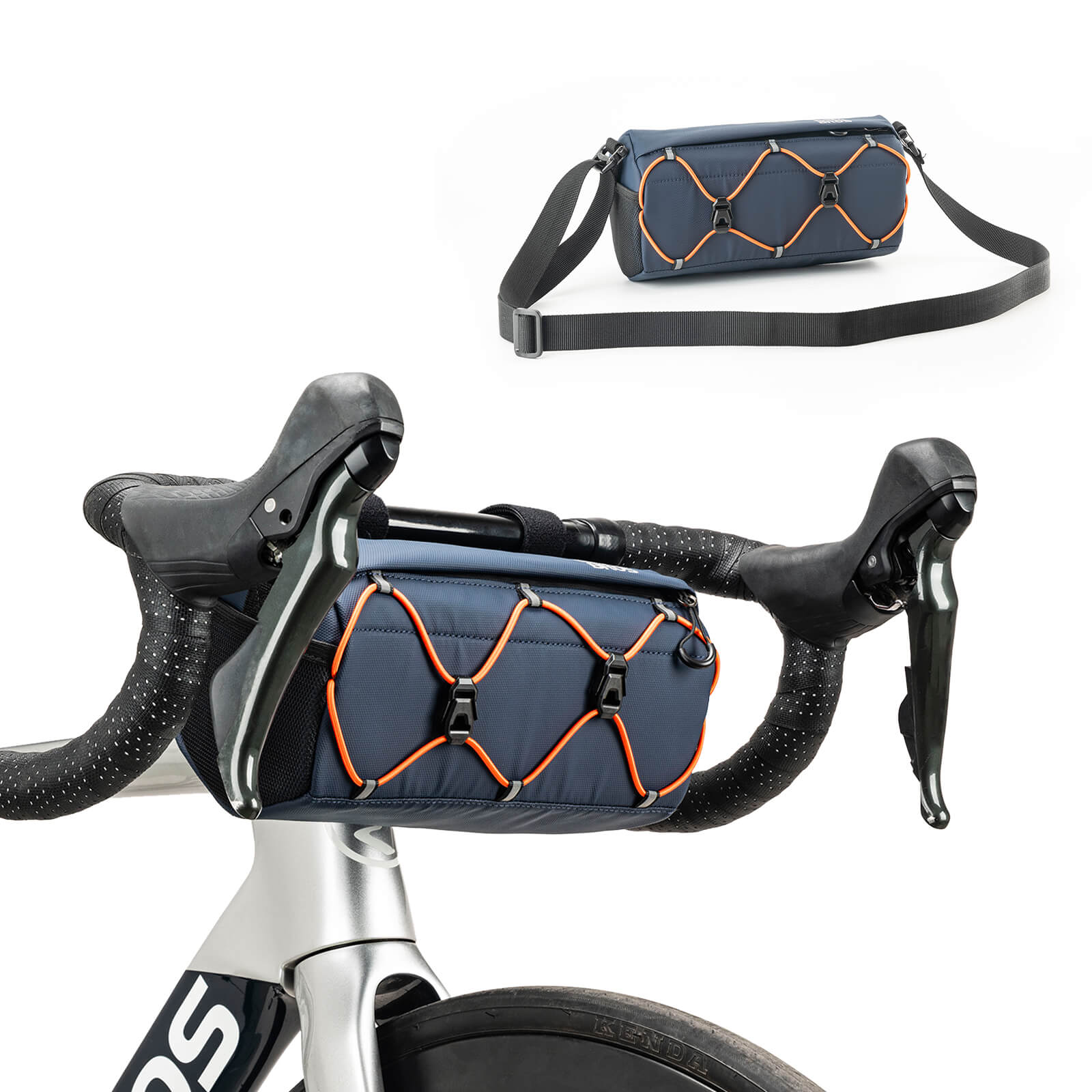 ROCKBROS Fahrradtasche Lenkertasche 2,2L mit Schultergurt in 6 Farben - Image 5