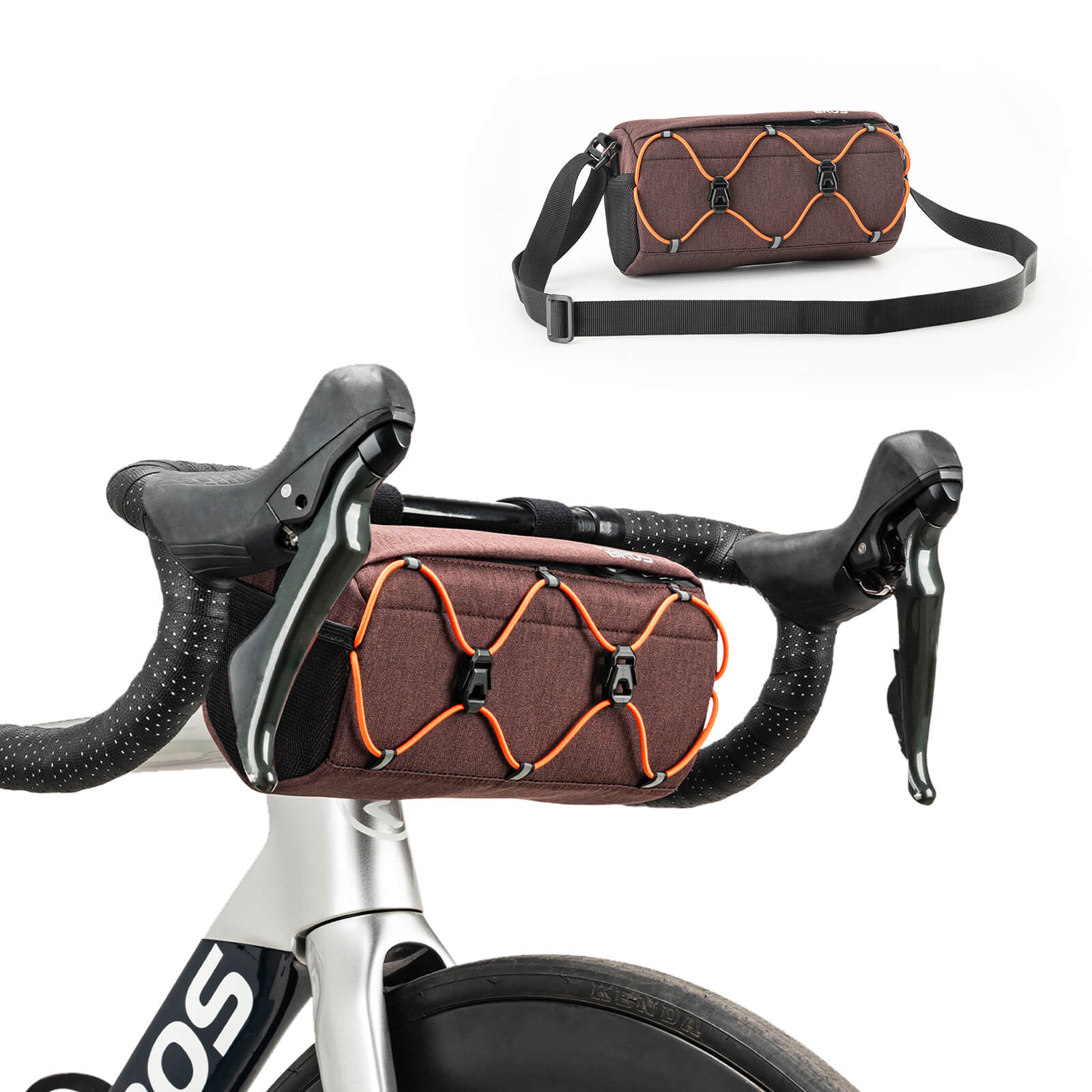 ROCKBROS Fahrradtasche Lenkertasche 2,2L mit Schultergurt in 6 Farben - Image 6