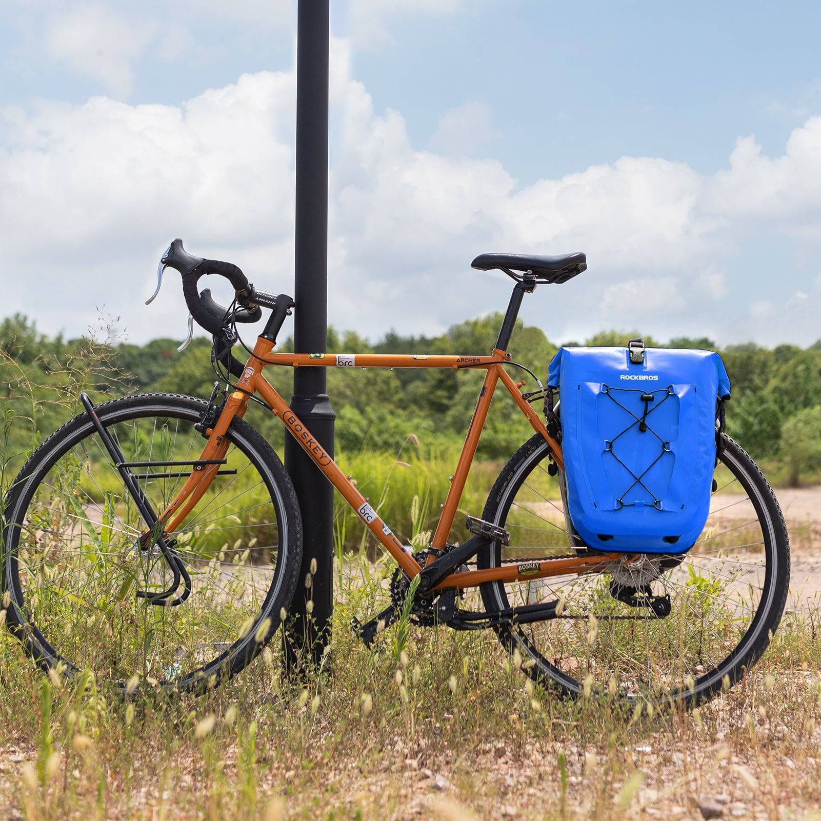 ROCKBROS Gepäckträgertasche 25L-32L 100 % wasserdicht mit Tragegriff - Image 49