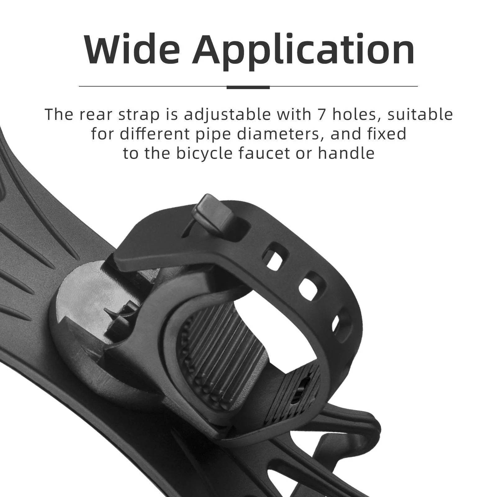ROCKBROS Handyhalterung aus Silikon 360° Drehbar für Motorrad & Fahrrad - Image 13