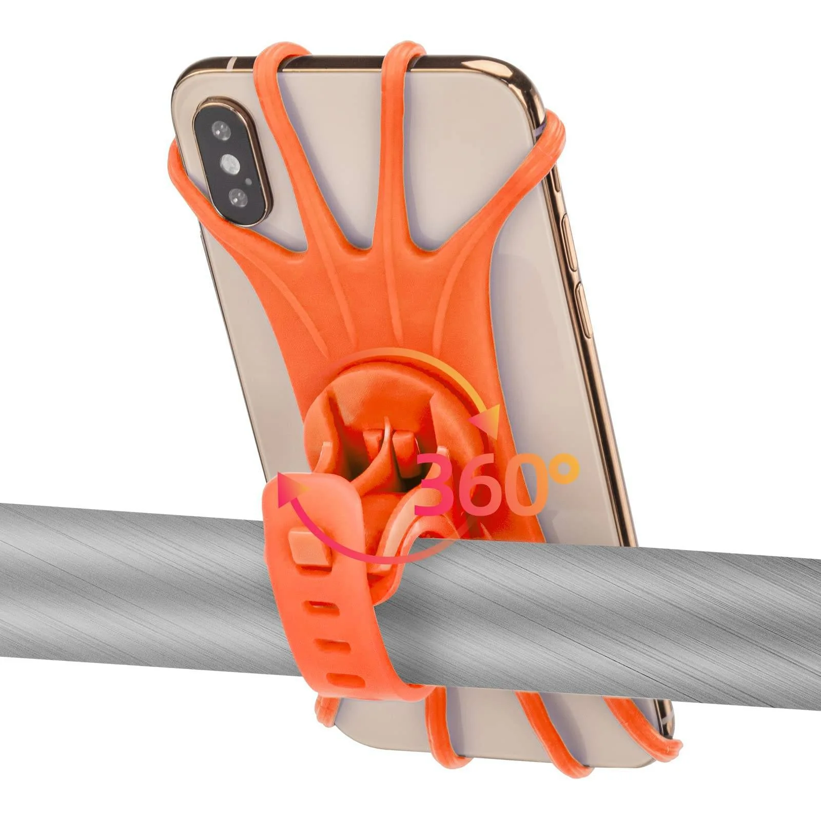 ROCKBROS Handyhalterung aus Silikon 360° Drehbar für Motorrad & Fahrrad - Image 3