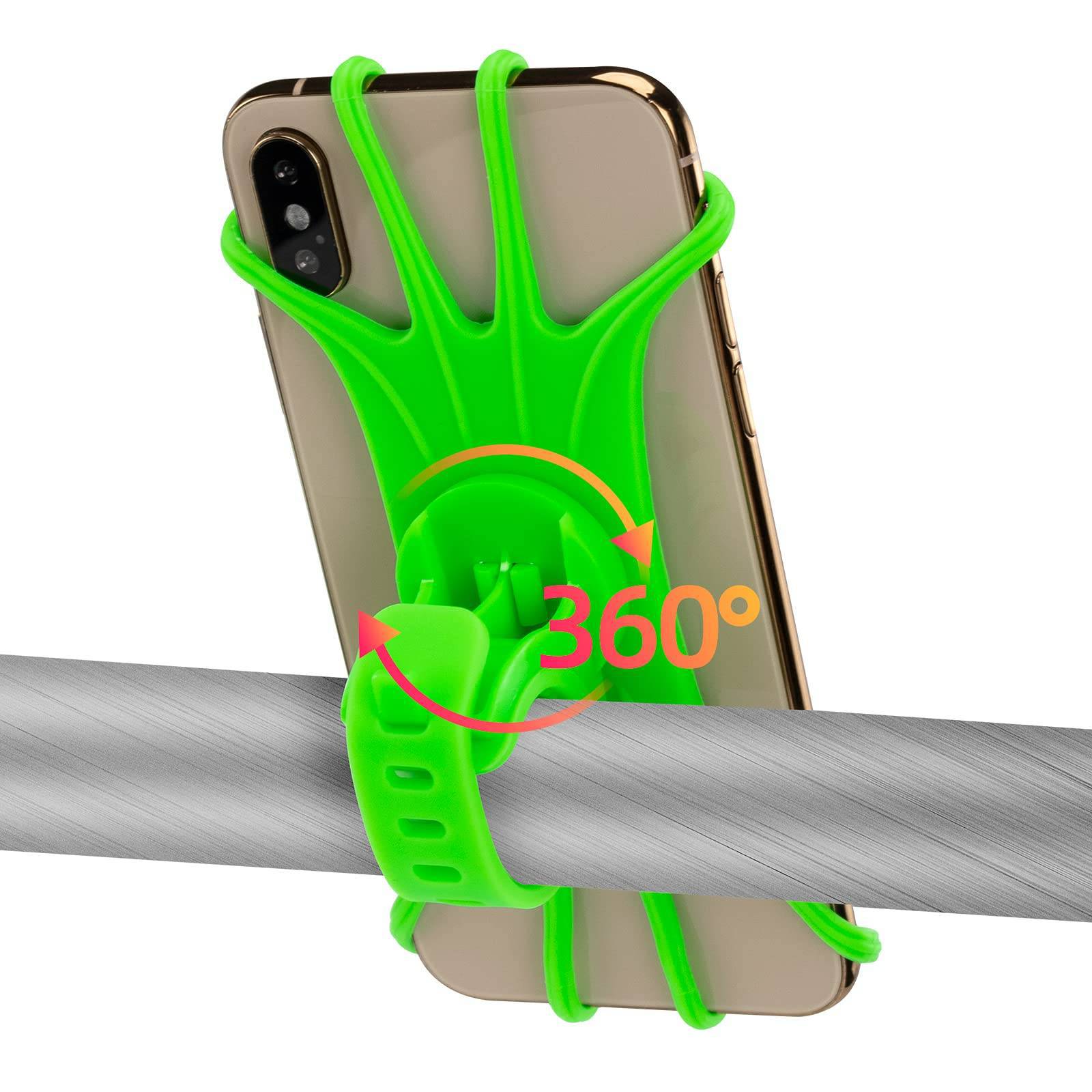 ROCKBROS Handyhalterung aus Silikon 360° Drehbar für Motorrad & Fahrrad - Image 6