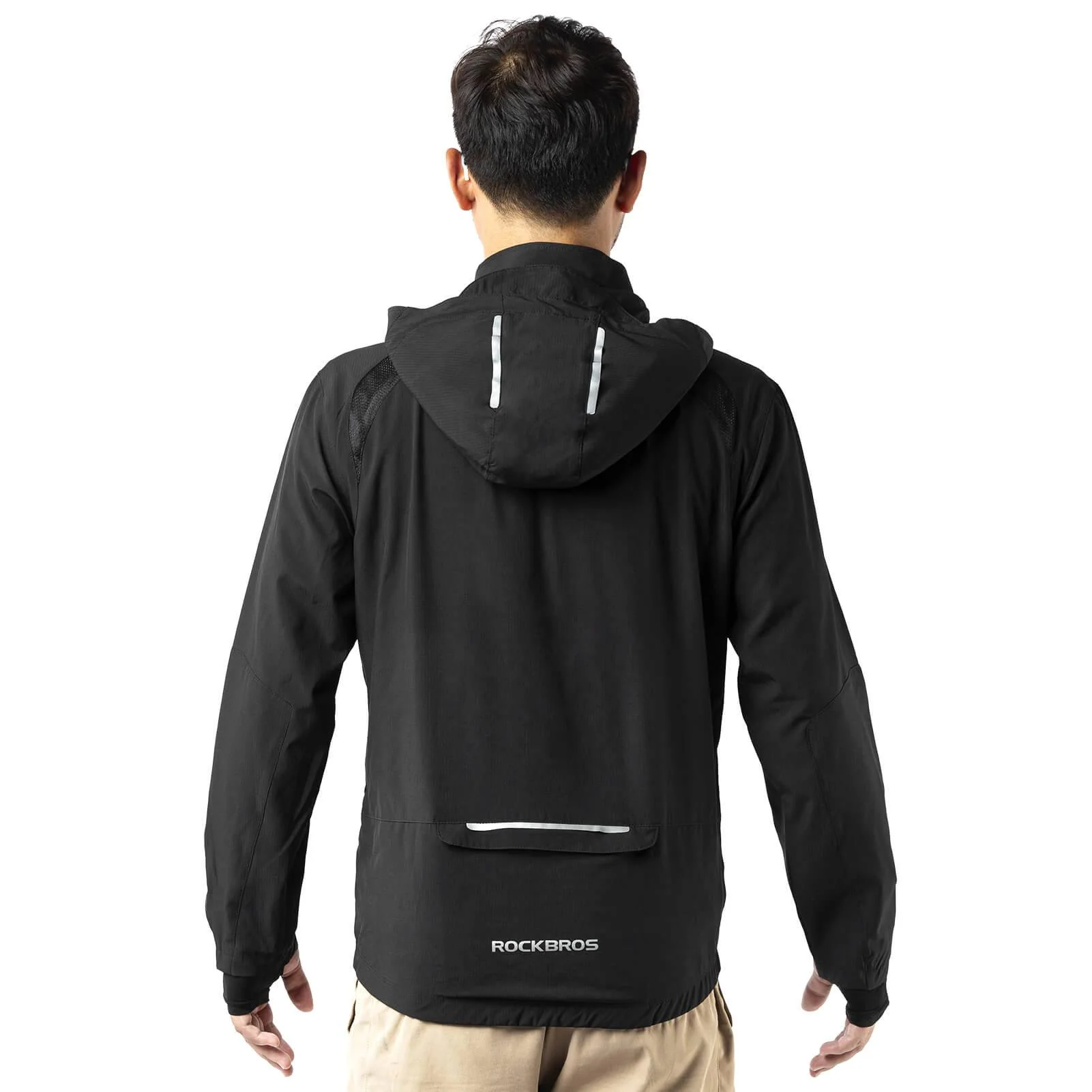 ROCKBROS Herren Softshelljacke atmungsaktiv Fahrradjacke Sommer/Herbst - Image 3
