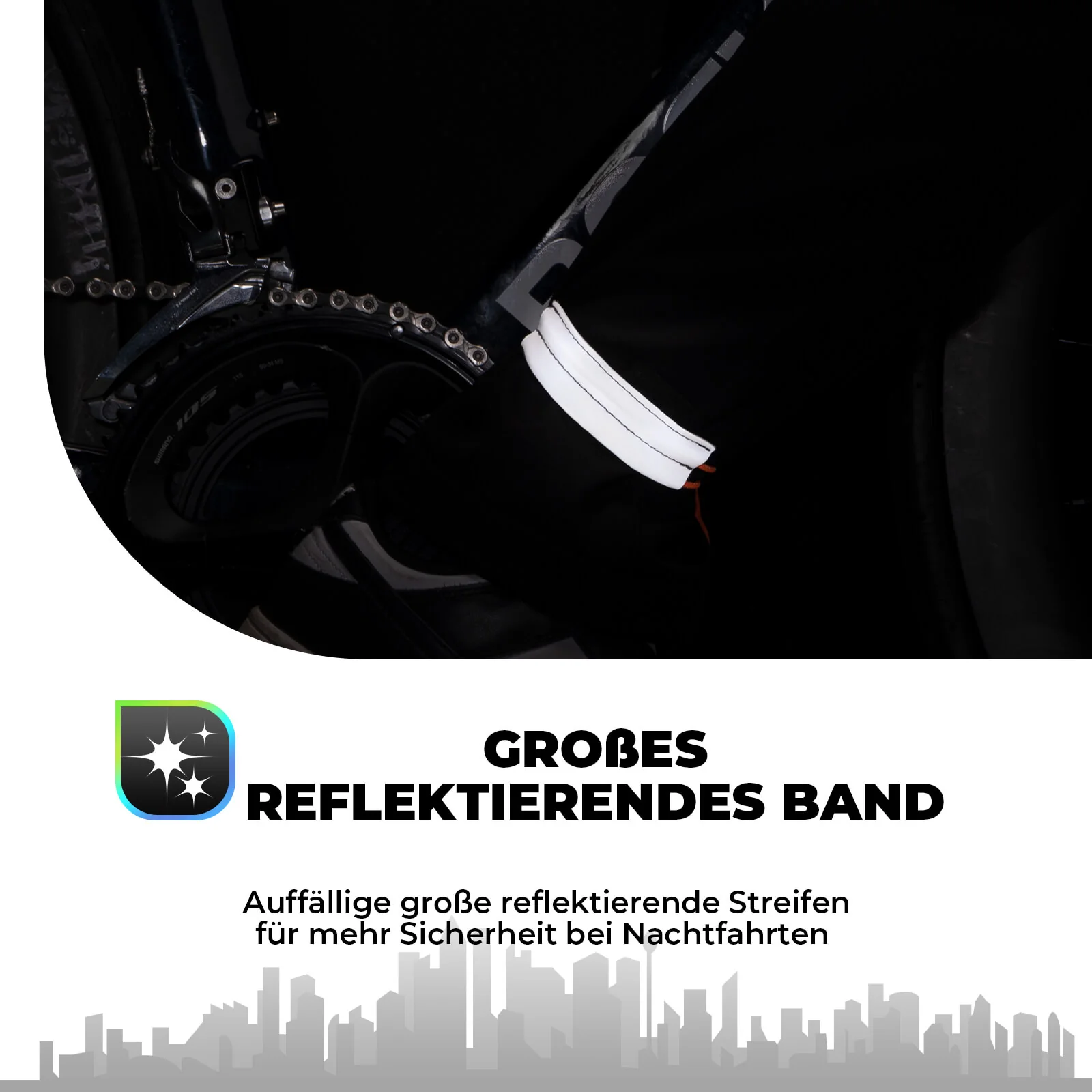 ROCKBROS Hosenband reflektierend für Radfahren Reflektorband - Image 6