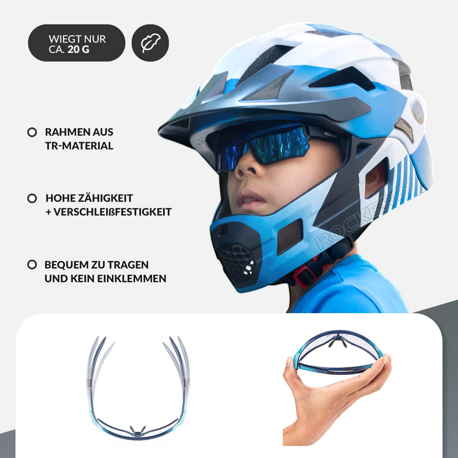 Selbsttönende Fahrradbrille für Kinder mit UV400-Schutz - Image 17