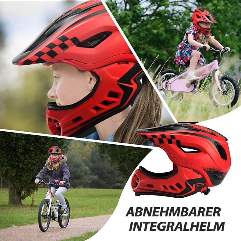 ROCKBROS Kinderhelm Integralhelm mit Abnehmbare Kinnschutz für Jungen/Mädchen - Image 21