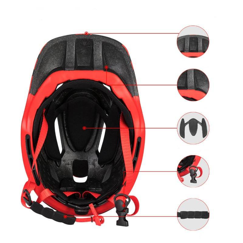 ROCKBROS Kinderhelm Integralhelm mit Abnehmbare Kinnschutz für Jungen/Mädchen - Image 5