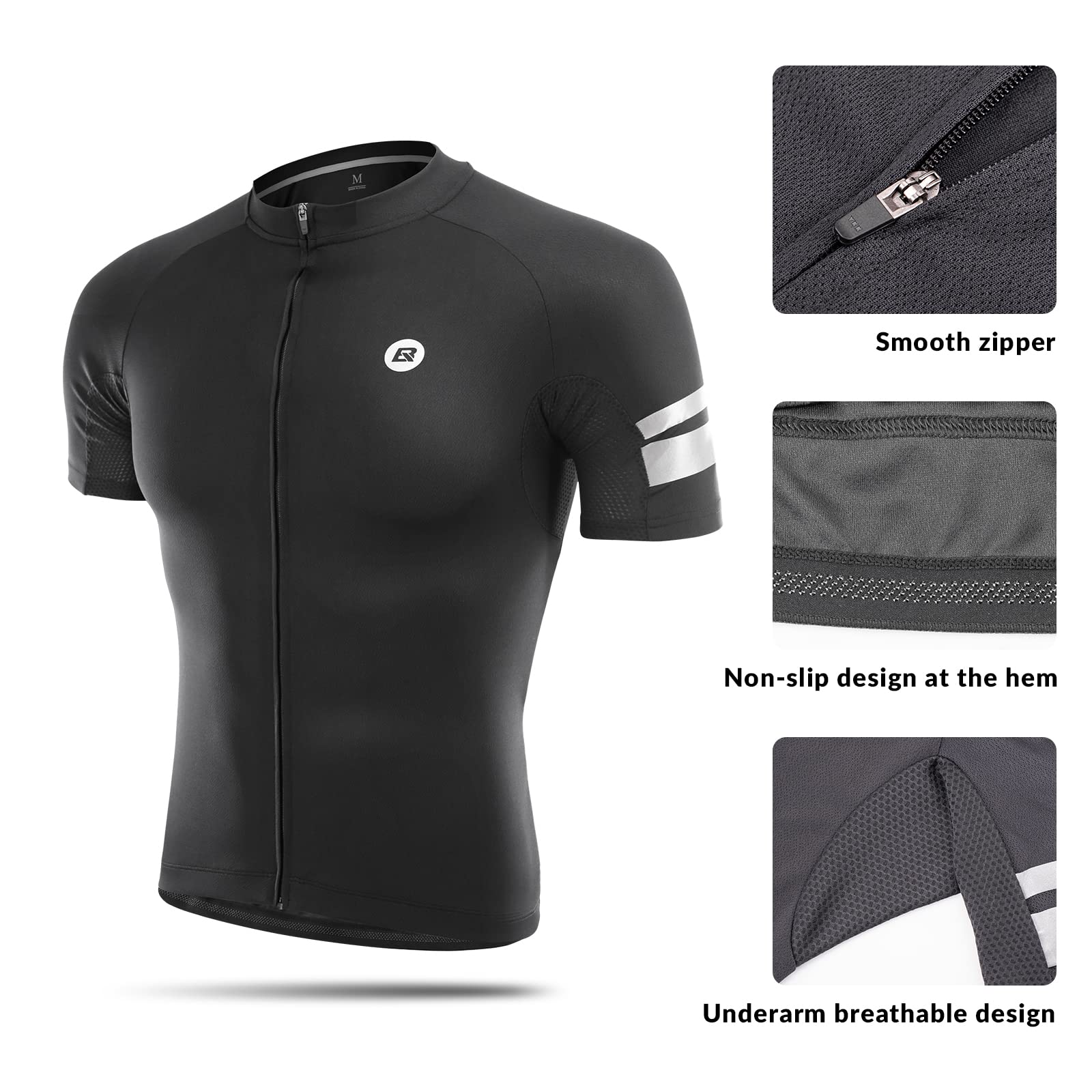 Reflektierendes Fahrradtrikot Kurzarm - Image 3