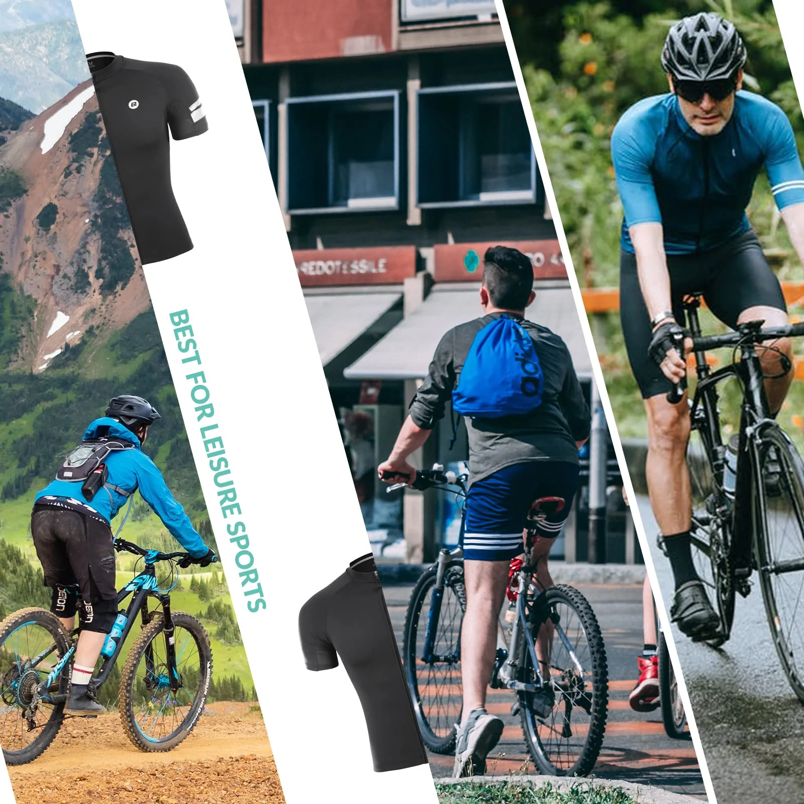 Reflektierendes Fahrradtrikot Kurzarm - Image 6