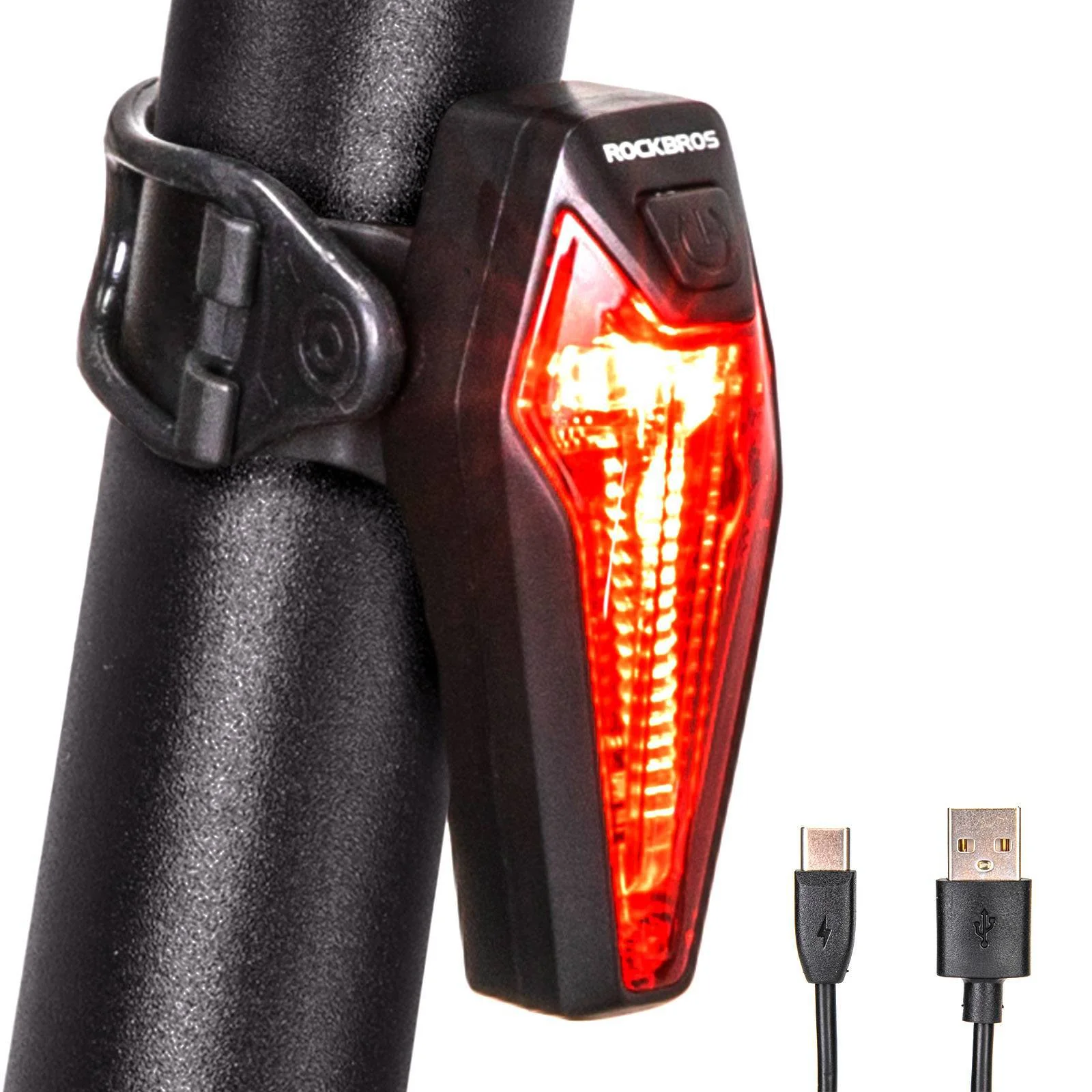 ROCKBROS LED hinten Fahrradlicht Aufladbarer IPX5 Wasserdicht - Image 7